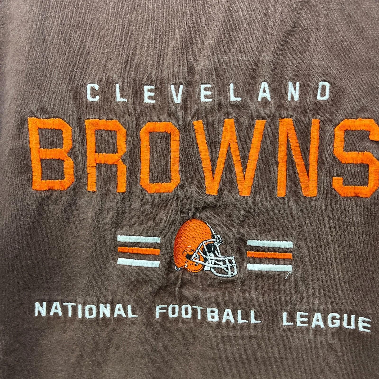Reebok Vintage 90s Cleveland Browns Sun Faded NFL T Shirt XL Size ONE SIZE - 3 Thumbnail