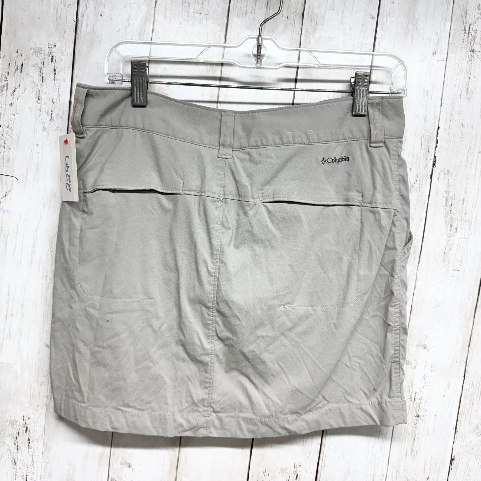 Columbia Columbia Sz 6 Two Button Grey Zip Fly Utility Skort Pockets Size 28" / US 6 / IT 42 - 7 Thumbnail