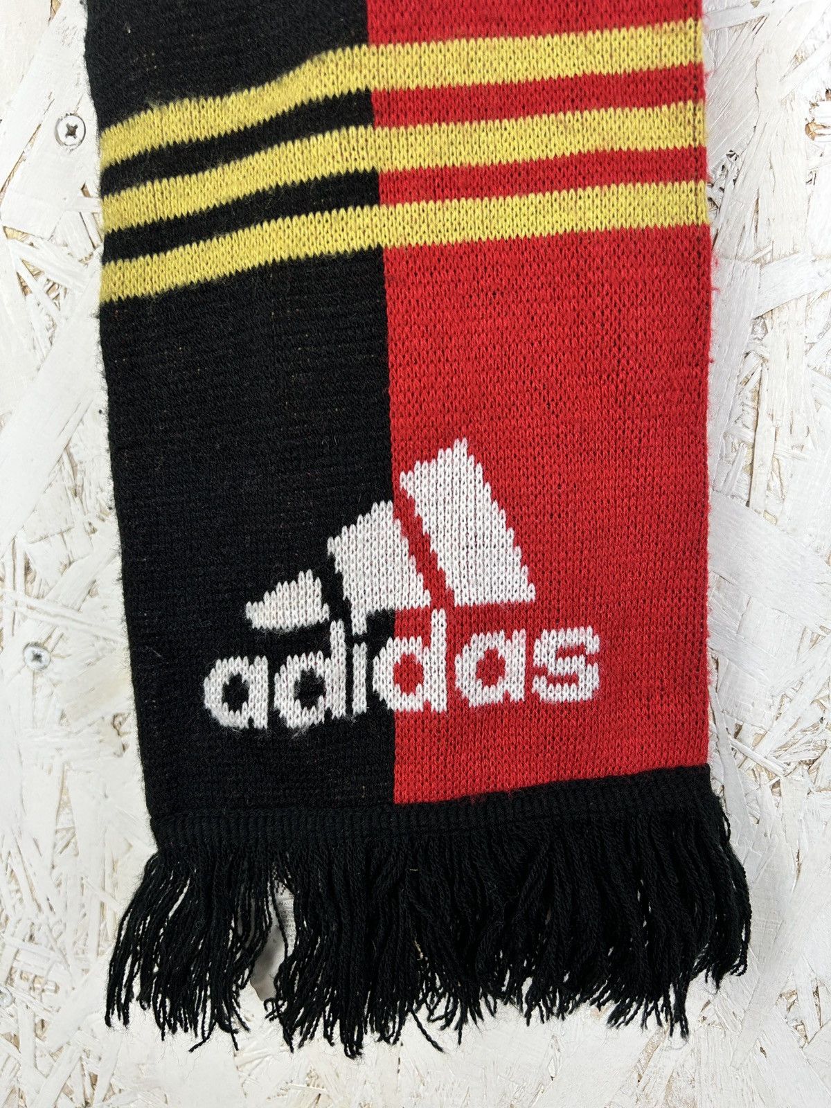 Adidas Vintage Adidas Ac Milan 2010 Fanwear Soccer Football Scarf Size ONE SIZE - 2 Thumbnail