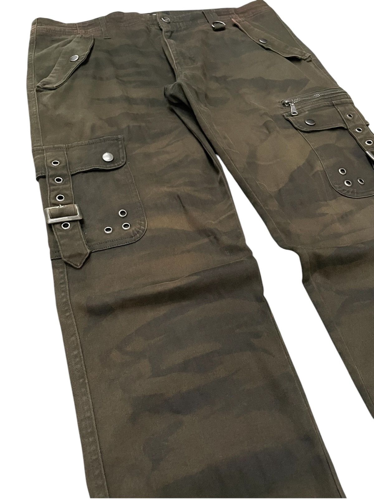 Japanese Brand × Tornado Mart × semanticdesign Semantic Design Japan Bondage Camo Cargo Pants Size US 34 / EU 50 - 7 Thumbnail