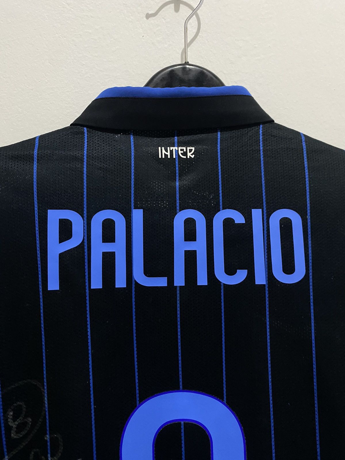 Nike Match Issue Sign Inter Milan 14-15 Palacio Soccer Jersey - M Size US M / EU 48-50 / 2 - 8 Thumbnail