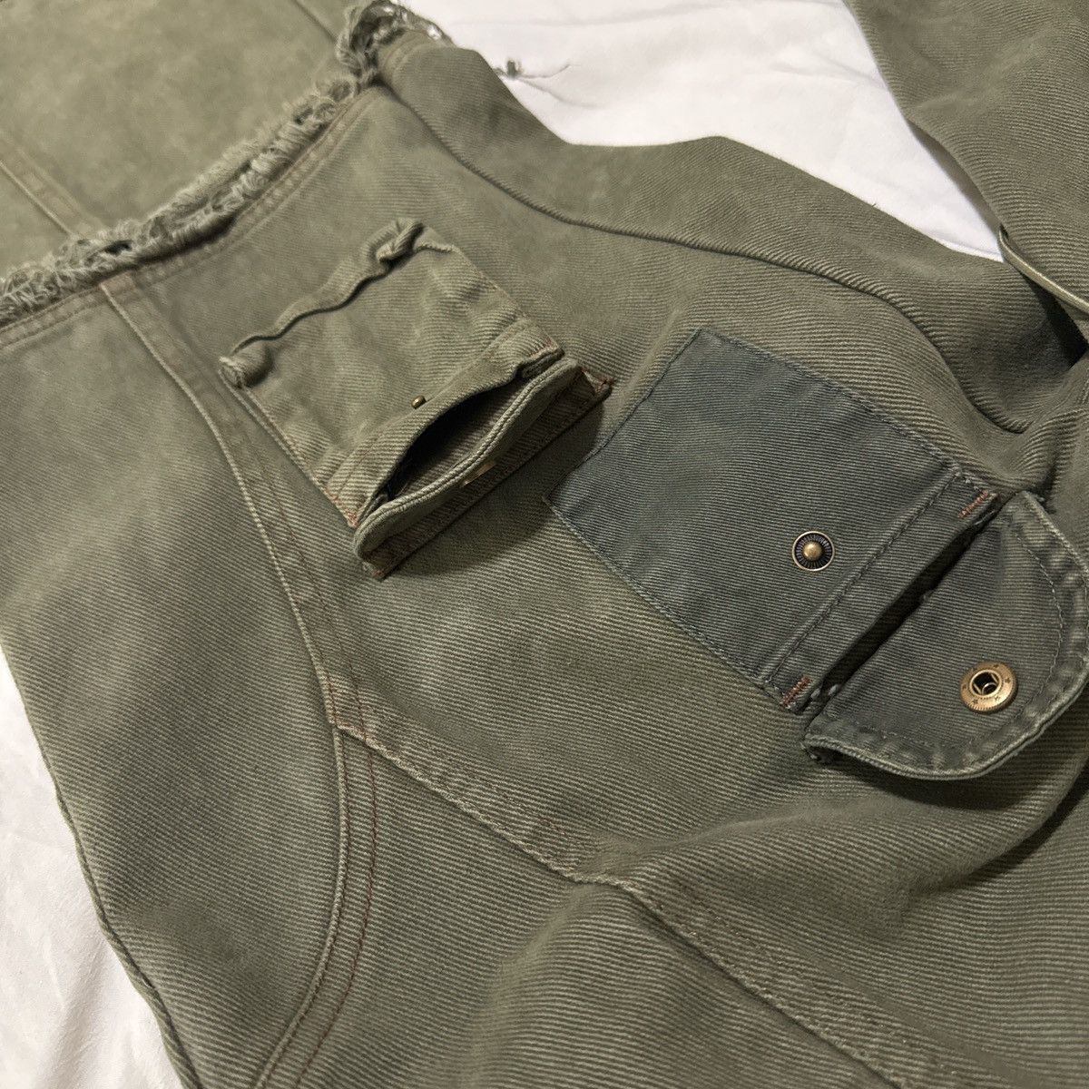 Other Reworked/ Up Cycled Cargo Pants Size US 32 / EU 48 - 5 Thumbnail