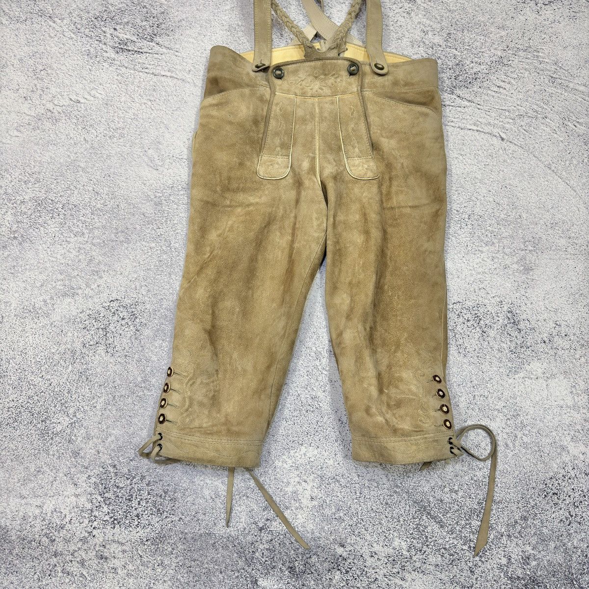 Vintage Authentic Vintage Lederhosen - Size 48 - 32 Size US 32 / EU 48 - 2 Thumbnail