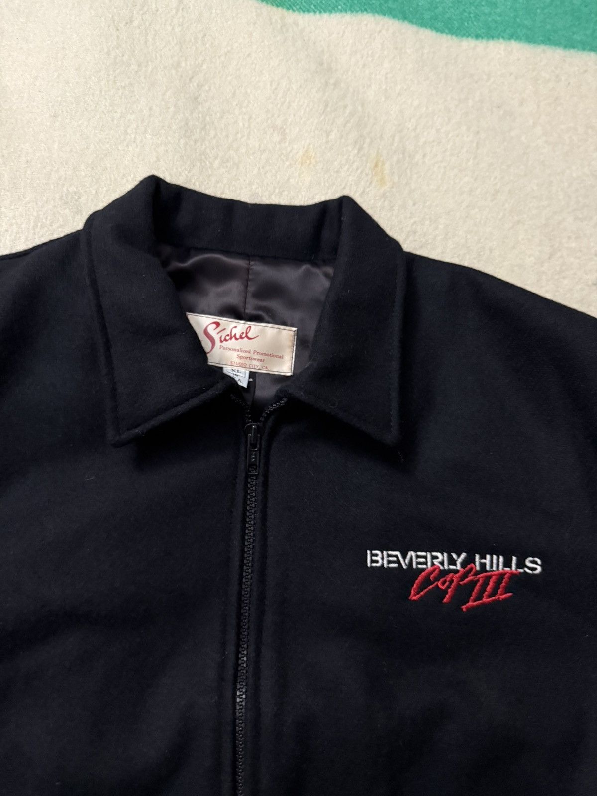 Vintage 90s 1994 Beverly Hills Cop 3 Eddie Murphy Varsity Jacket XL Size US XL / EU 56 / 4 - 5 Thumbnail