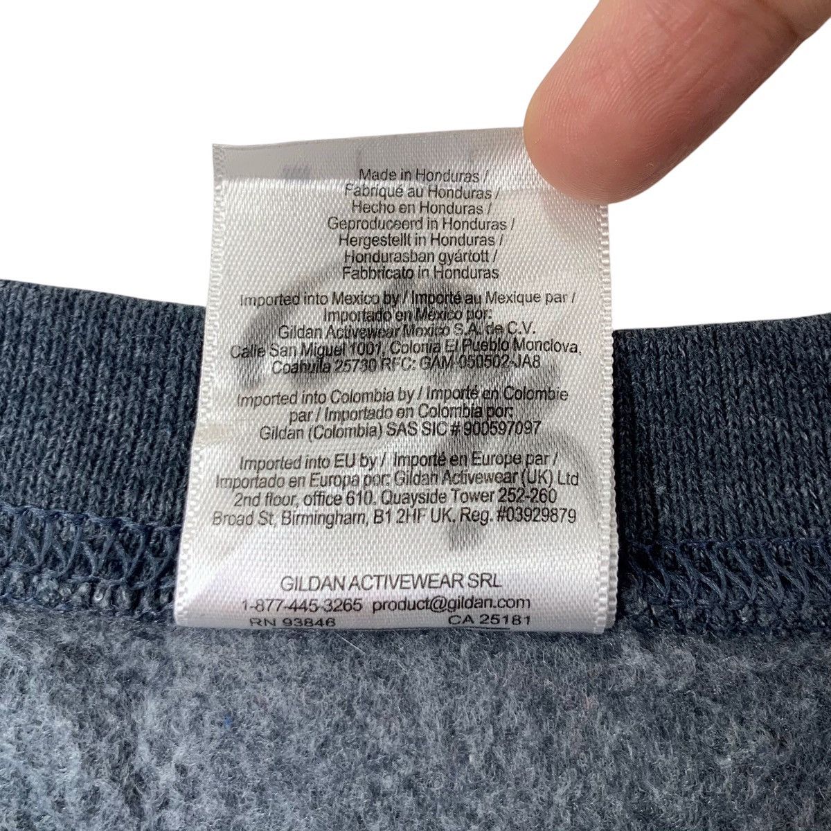 Gildan MATER DEI WRESLING Rip Scott Davis Print Grey Sweatshirt Size US M / EU 48-50 / 2 - 8 Thumbnail
