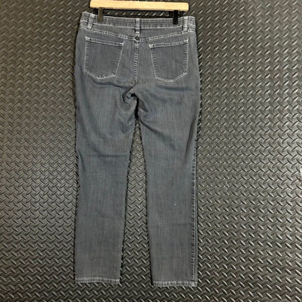 Prana prAna Jeans Gray Straight Leg Mid Rise Denim Women Size 8/29 Womens Size 30" / US 8 / IT 44 - 2 Thumbnail