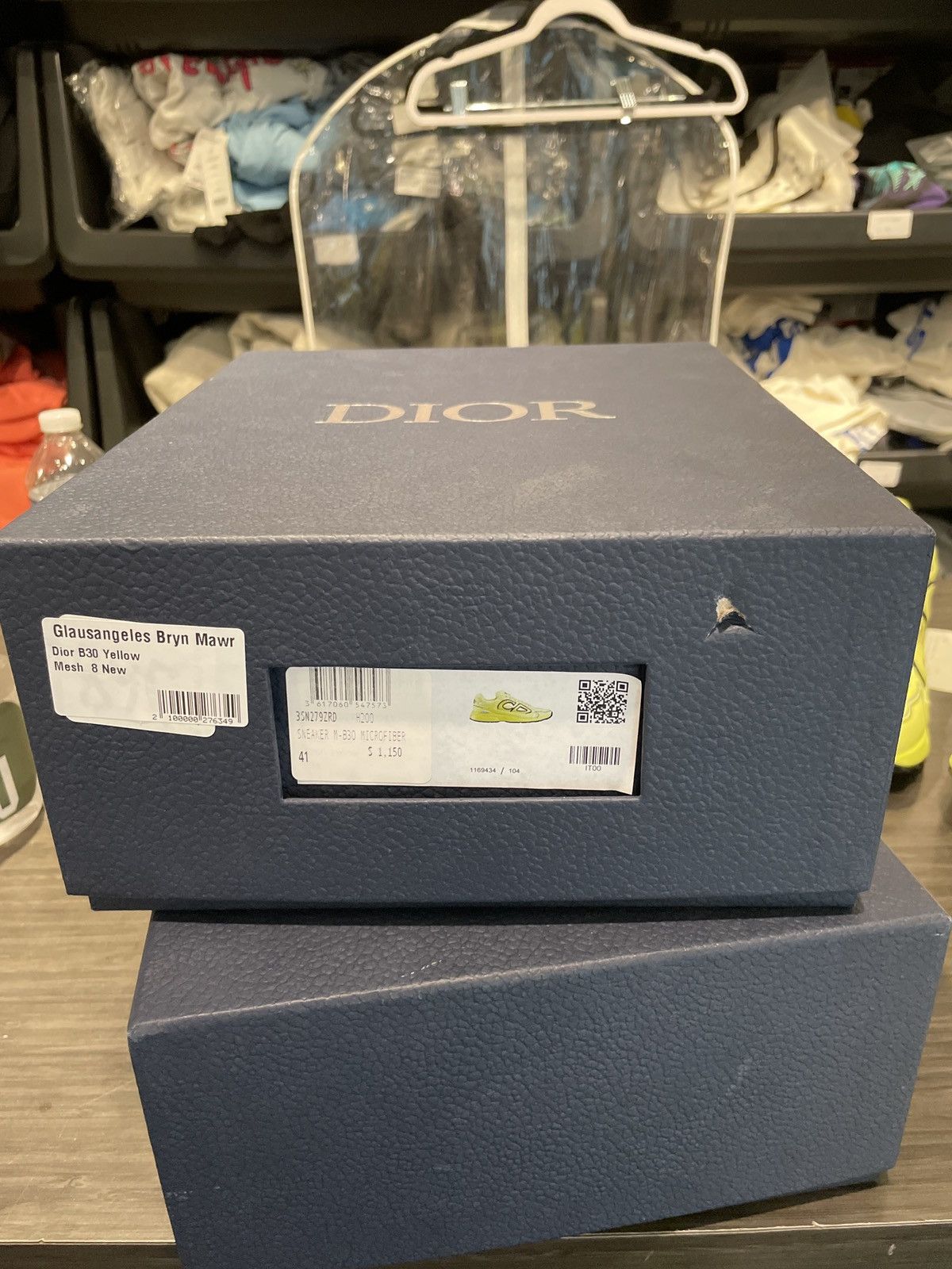 Dior Dior B30 Yellow Mesh Size US 8 / EU 41 - 8 Thumbnail