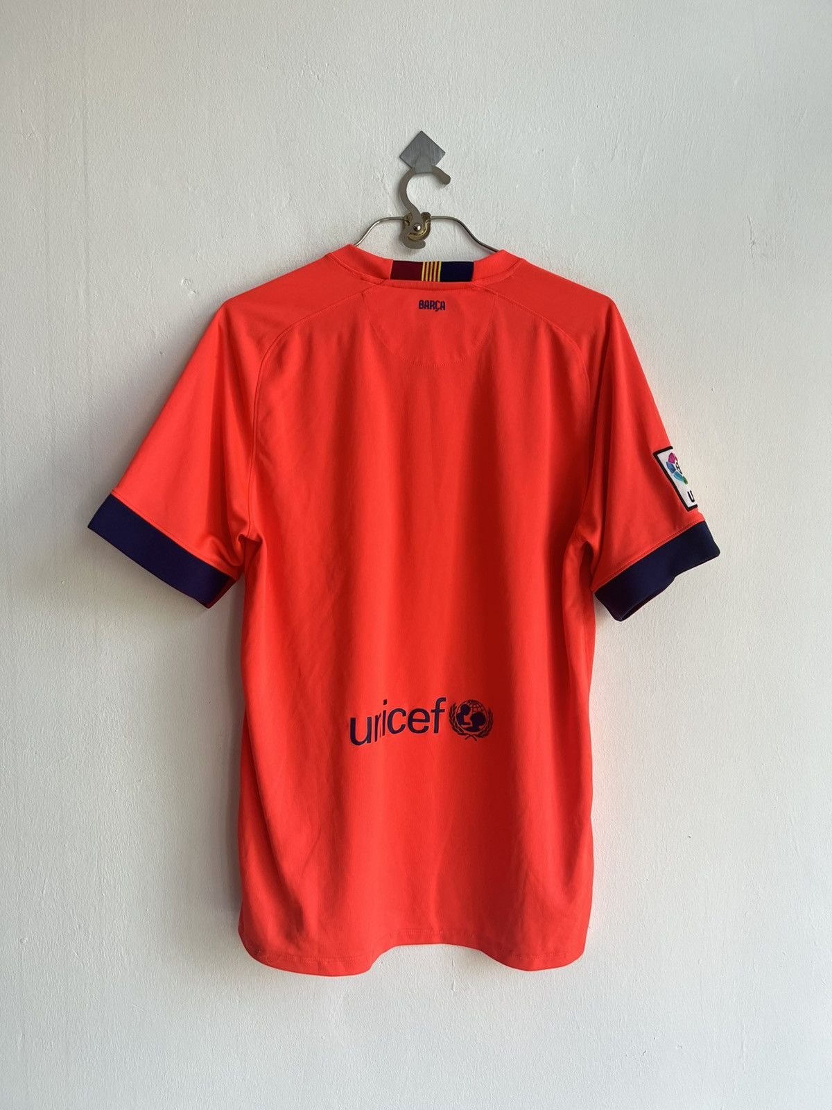 Nike Original 2014-15 Nike Barcelona FC Away Jersey Large Size US L / EU 52-54 / 3 - 3 Thumbnail