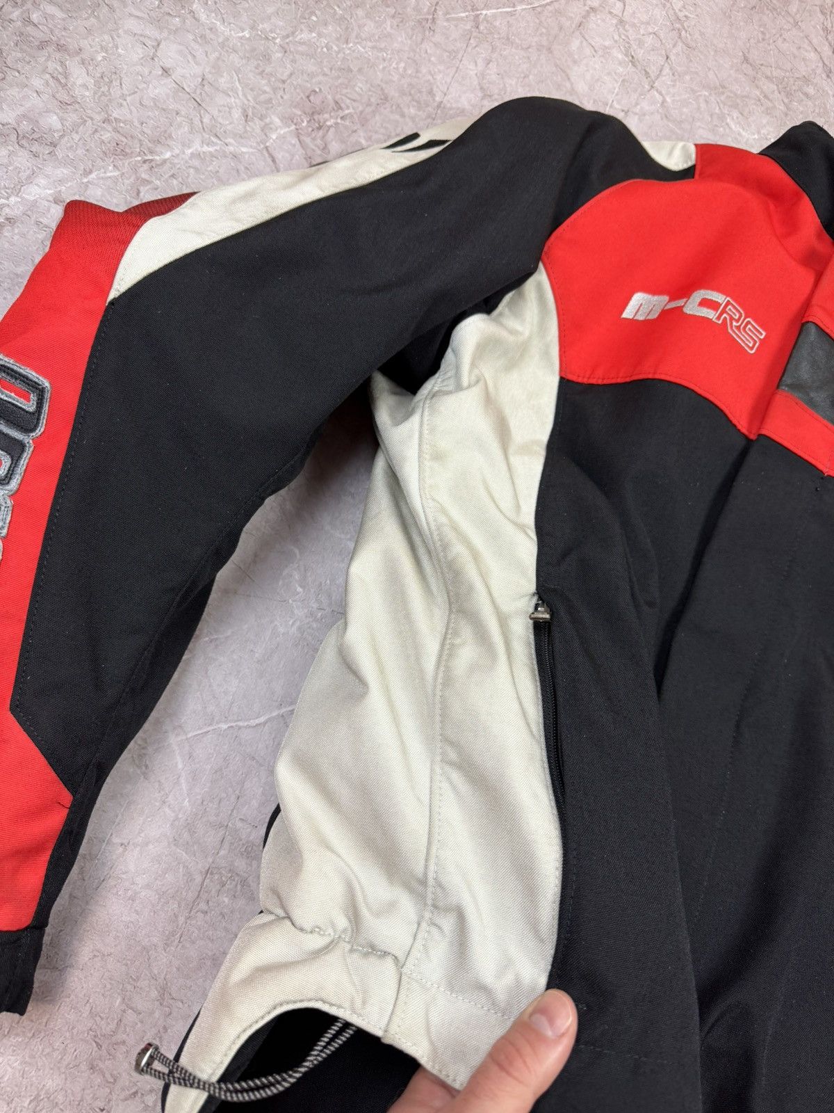 Dainese Vintage Dainese M-CRS Racing Jacket Red/Black Bikercore Sz L Size US L / EU 52-54 / 3 - 8 Thumbnail