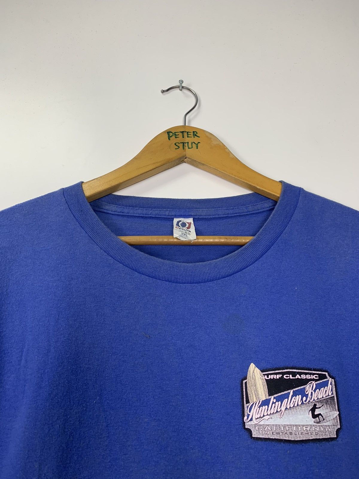 Vintage Vintage Surf Classic Hunlington Beach t-shirt Size US XL / EU 56 / 4 - 8 Thumbnail