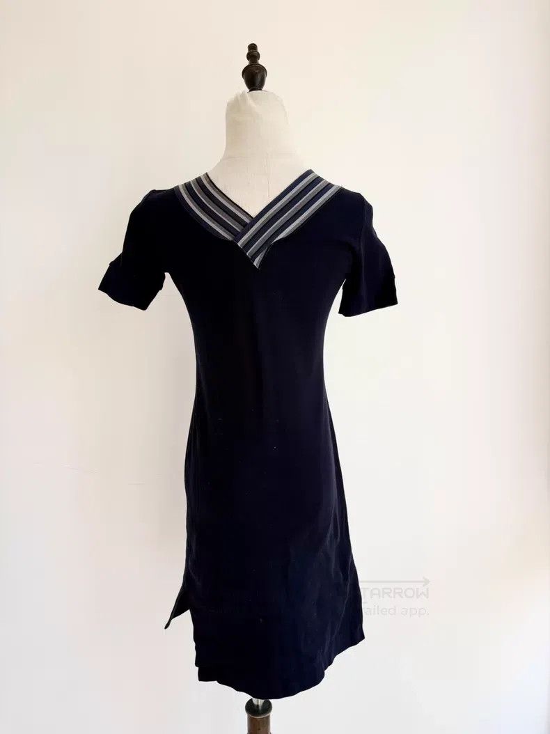 Vivienne Westwood Vivienne Westwood Vintage Blue Striped Irregular Dress Size M / US 6-8 / IT 42-44 - 5 Thumbnail