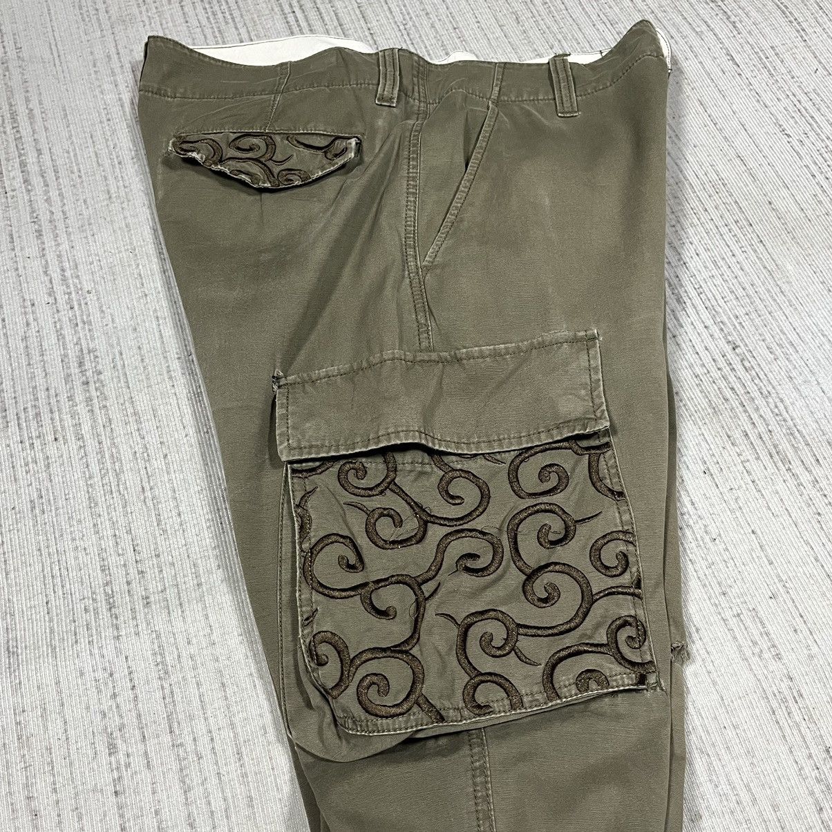 If Six Was Nine × Japanese Brand × Le Grande Bleu (L.G.B.) JapaneseBrand embroidery Army Cargo Pant Size US 34 / EU 50 - 13 Thumbnail