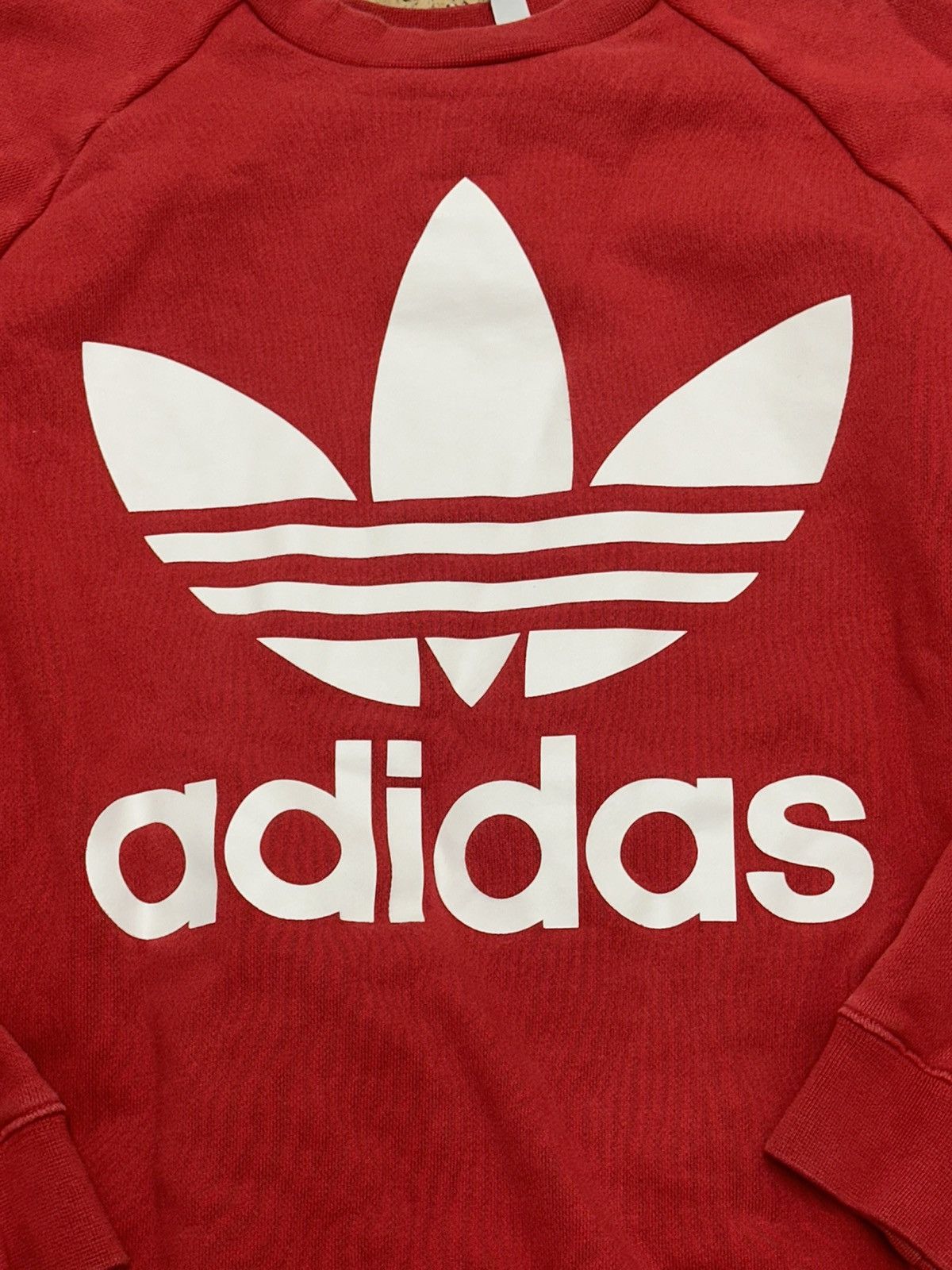 Adidas Adidas 3 Stripes Large Big Logo Crewneck Sweatshirt Size US L / EU 52-54 / 3 - 3 Thumbnail