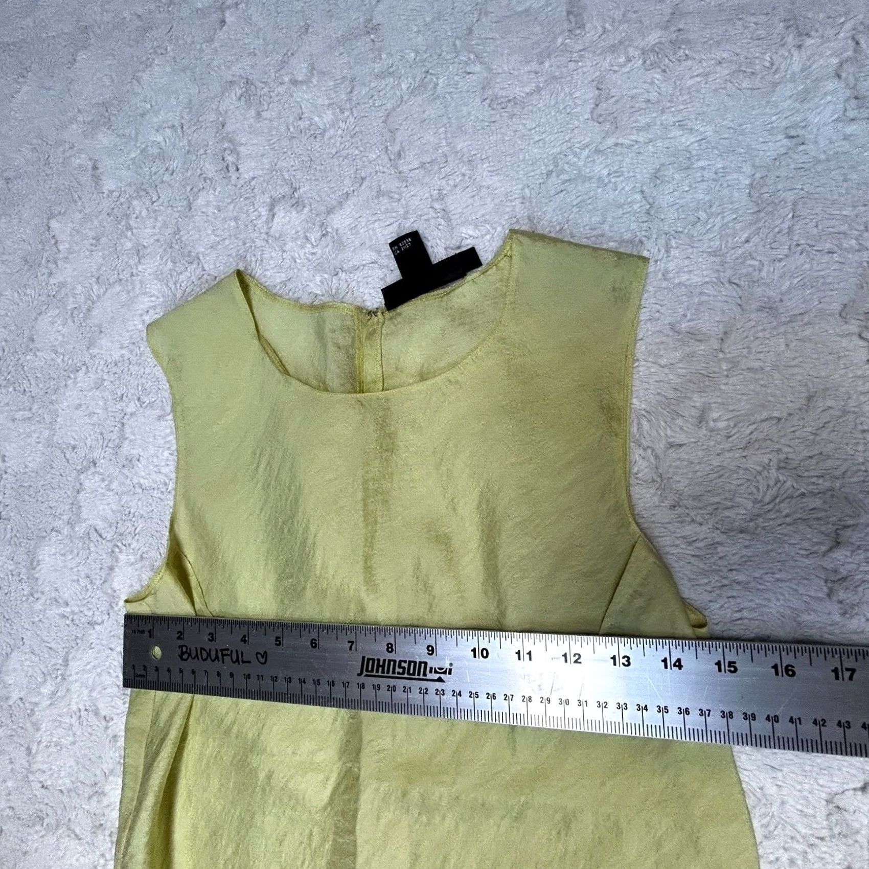 DKNY DKNY Blouse Women's Round Neck Sleeveless Yellow Size 4 Top Keyhole Back Pants Size S / US 4 / IT 40 - 6 Thumbnail