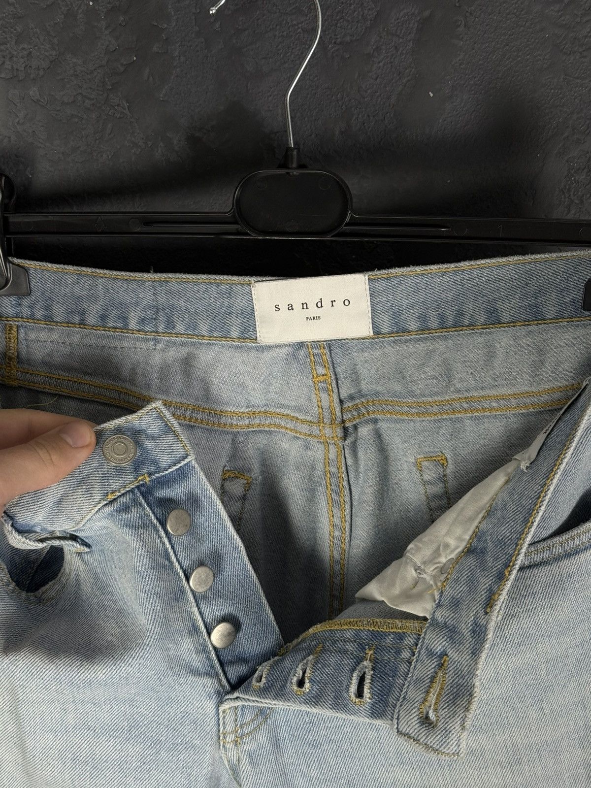 Sandro Sandro Paris Etroit Luxury Men's Denim Jeans Size 31 Size US 31 - 11 Thumbnail