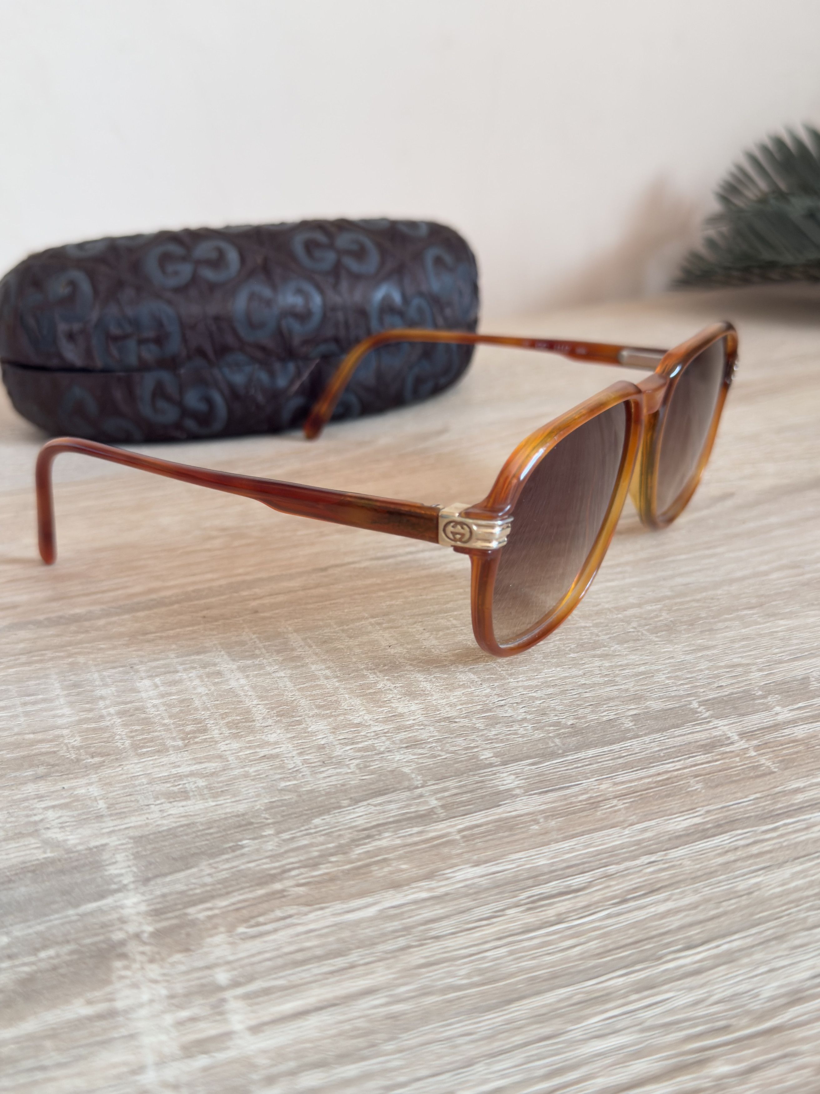 Gucci 🔥 Vintage 80´s gucci sunglasses rare unisex Size ONE SIZE - 3 Thumbnail