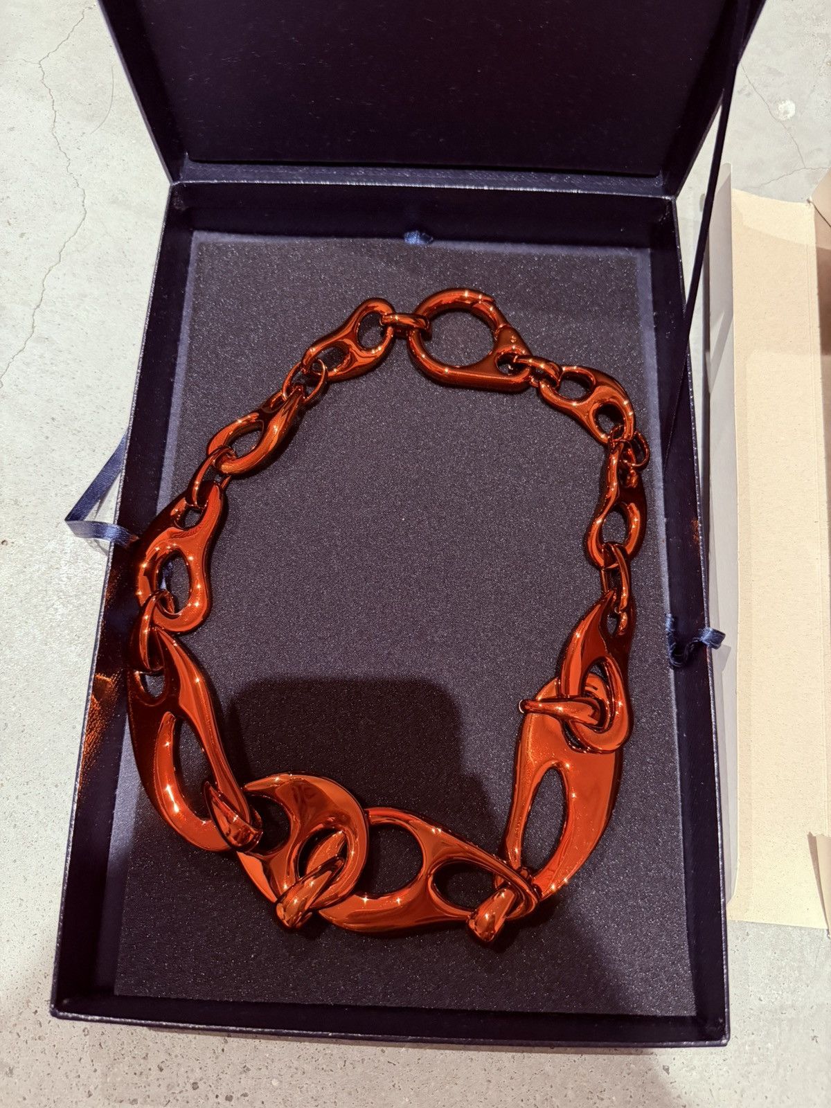 Prada Resort 19 Twisted Chain Necklace Size ONE SIZE - 10 Thumbnail