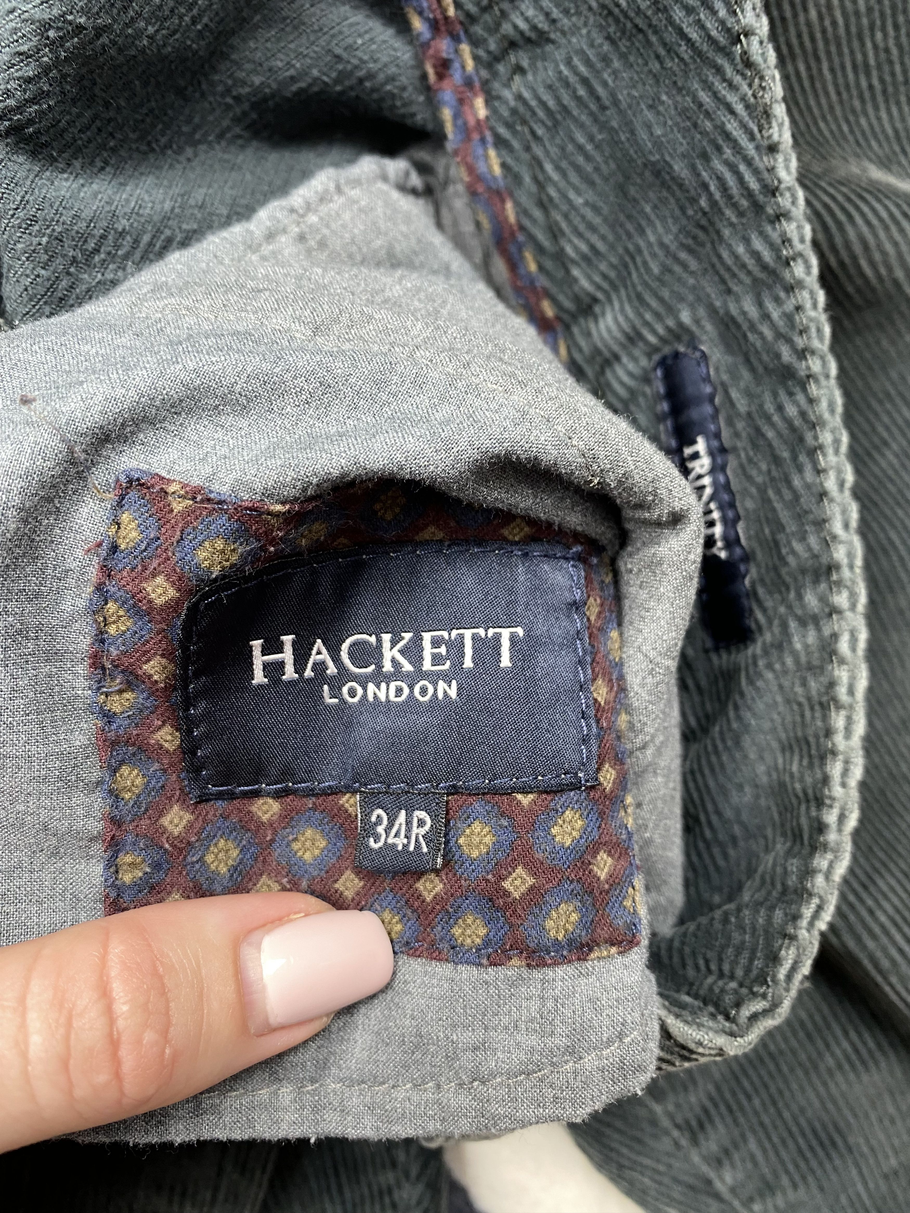 Hackett Hackett Vintage Mens Corduroy Pants Y2K Size US 34 / EU 50 - 5 Thumbnail