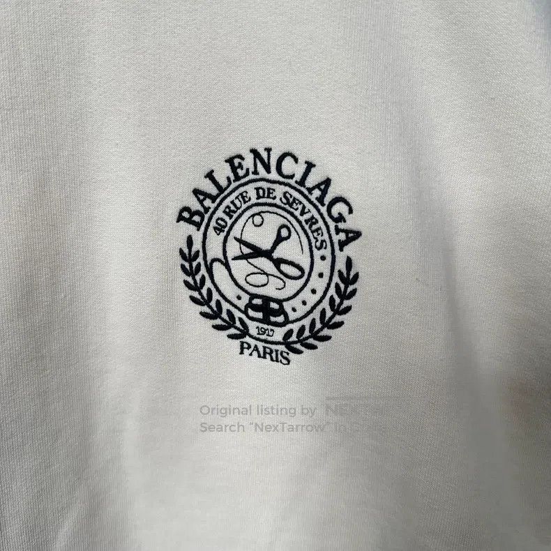 Balenciaga Balenciaga Hooded off-white long sleeve sweatshirt Size US M / EU 48-50 / 2 - 3 Thumbnail