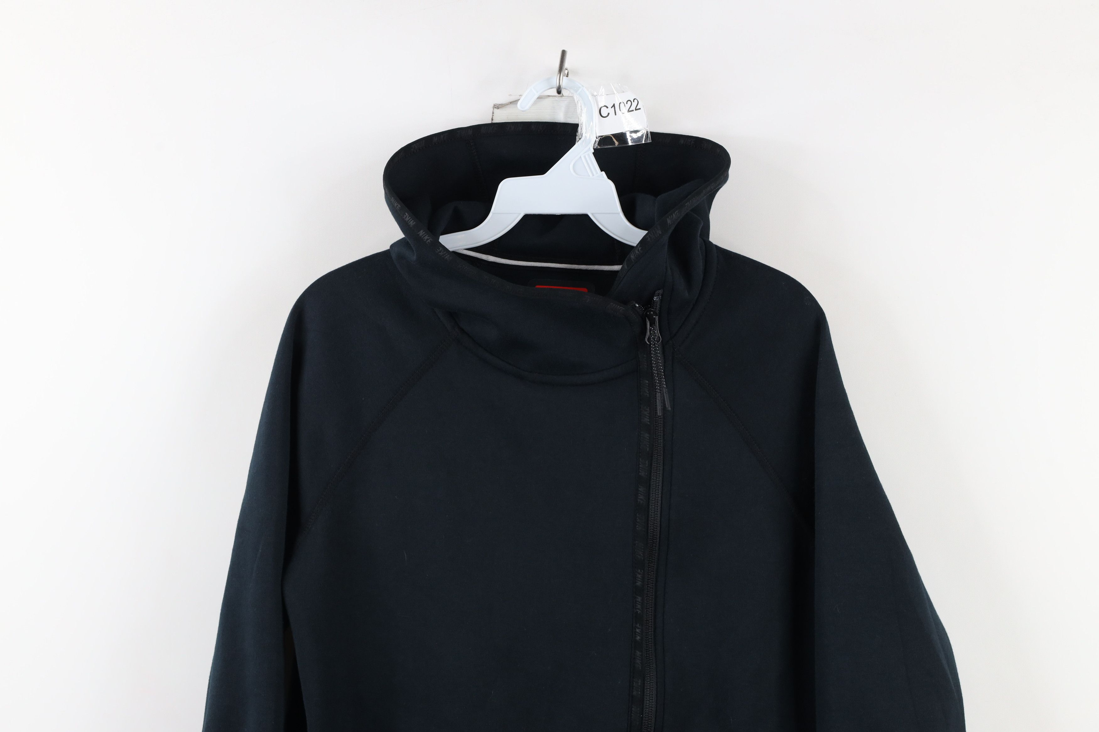 Nike × Vintage Nike Sportswear Tech Fleece Out Full Zip Hooded Cape Jacket Size S / US 4 / IT 40 - 2 Thumbnail
