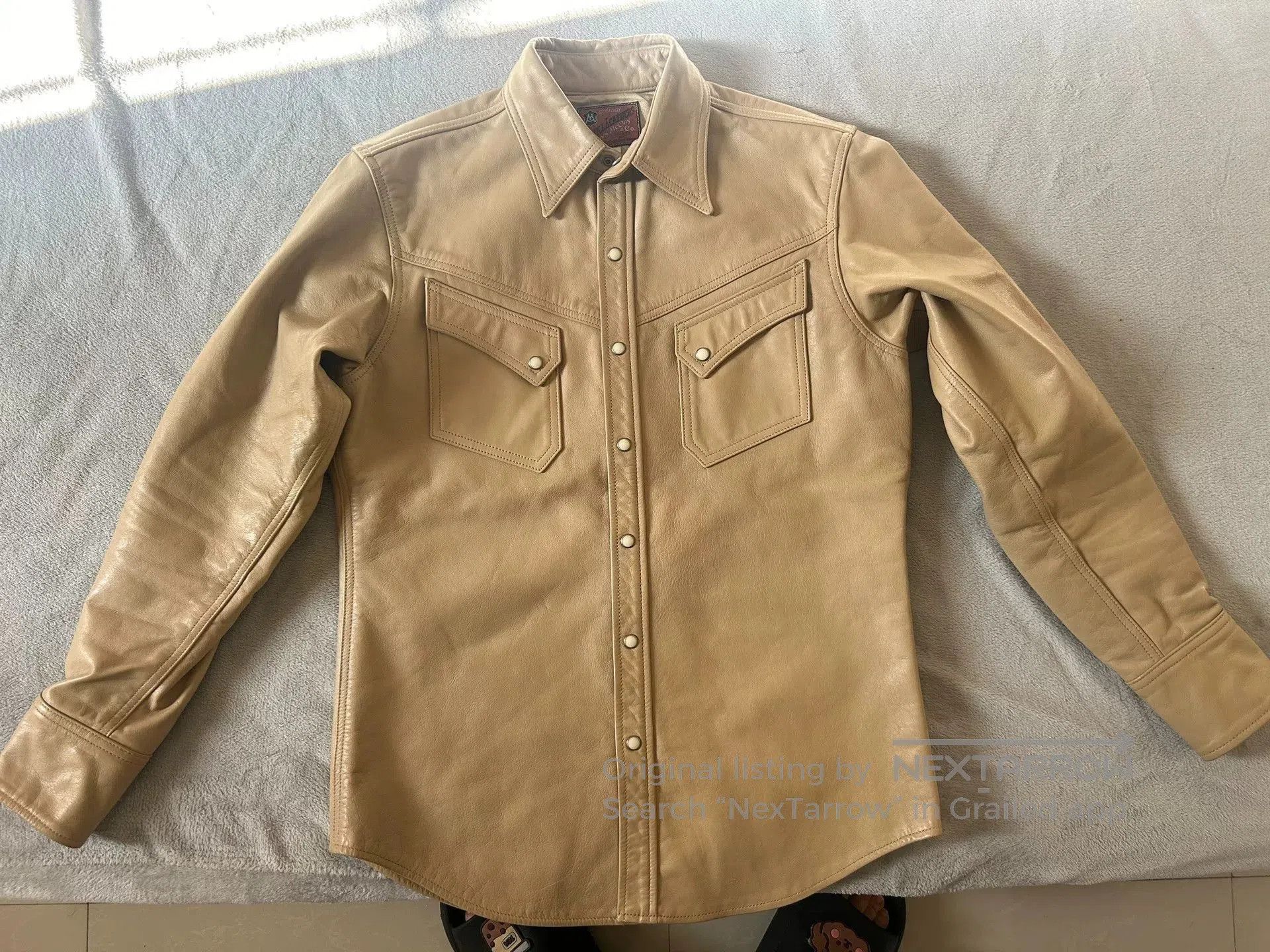 TOYS McCOY McCoy Leather Shirt in Tan Color. Size US M / EU 48-50 / 2 - 1 Thumbnail