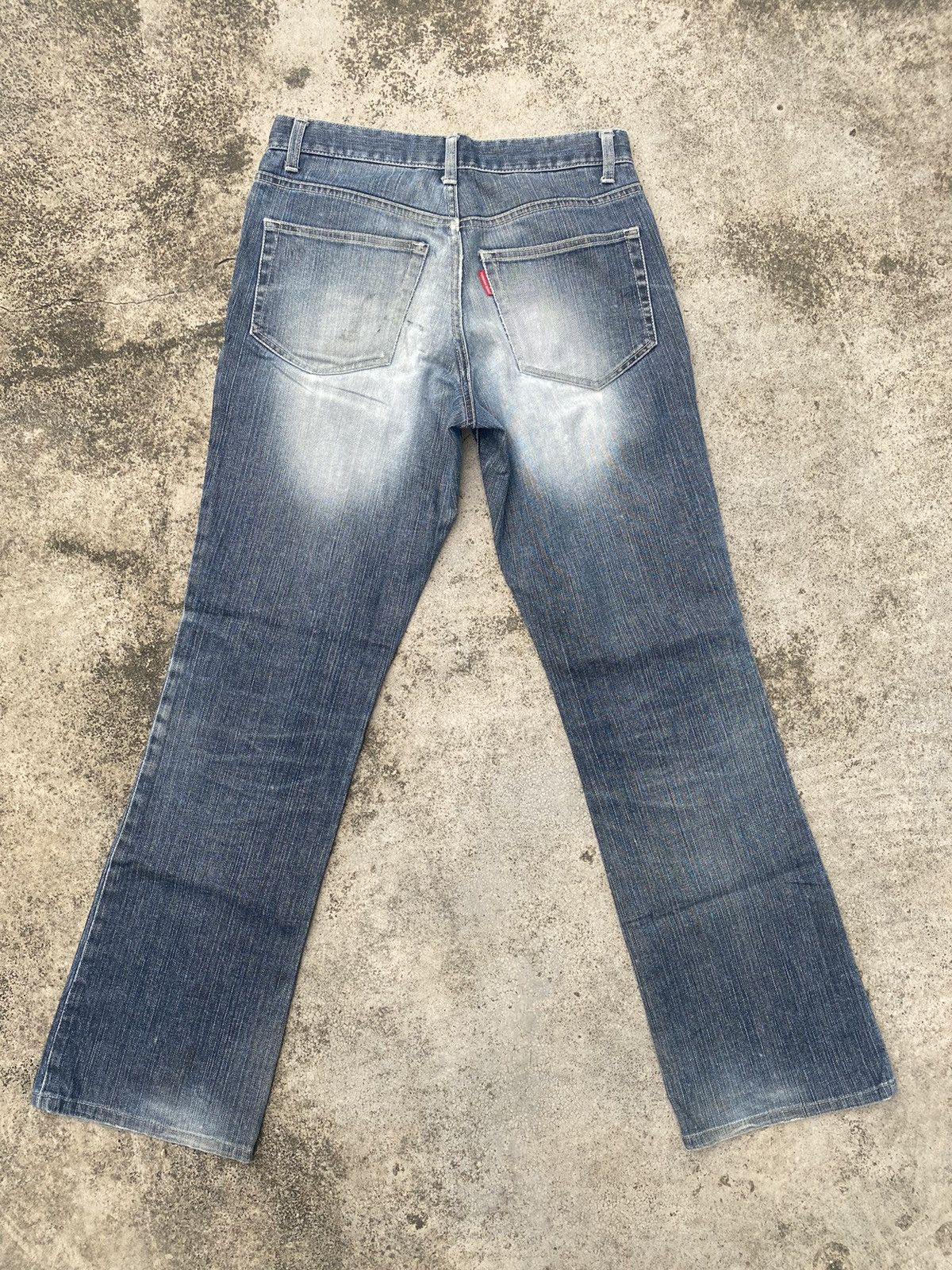 Japanese Brand × Tornado Mart Flare Jeans Tornado Mart Distressed Bootcut Size US 28 / EU 44 - 14 Thumbnail