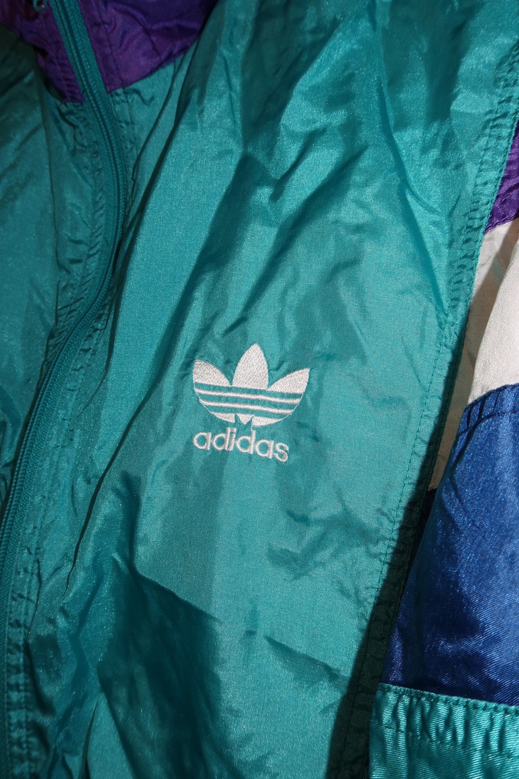 Adidas × Vintage Adidas Vintage 90s rare jacket Size US M / EU 48-50 / 2 - 2 Thumbnail