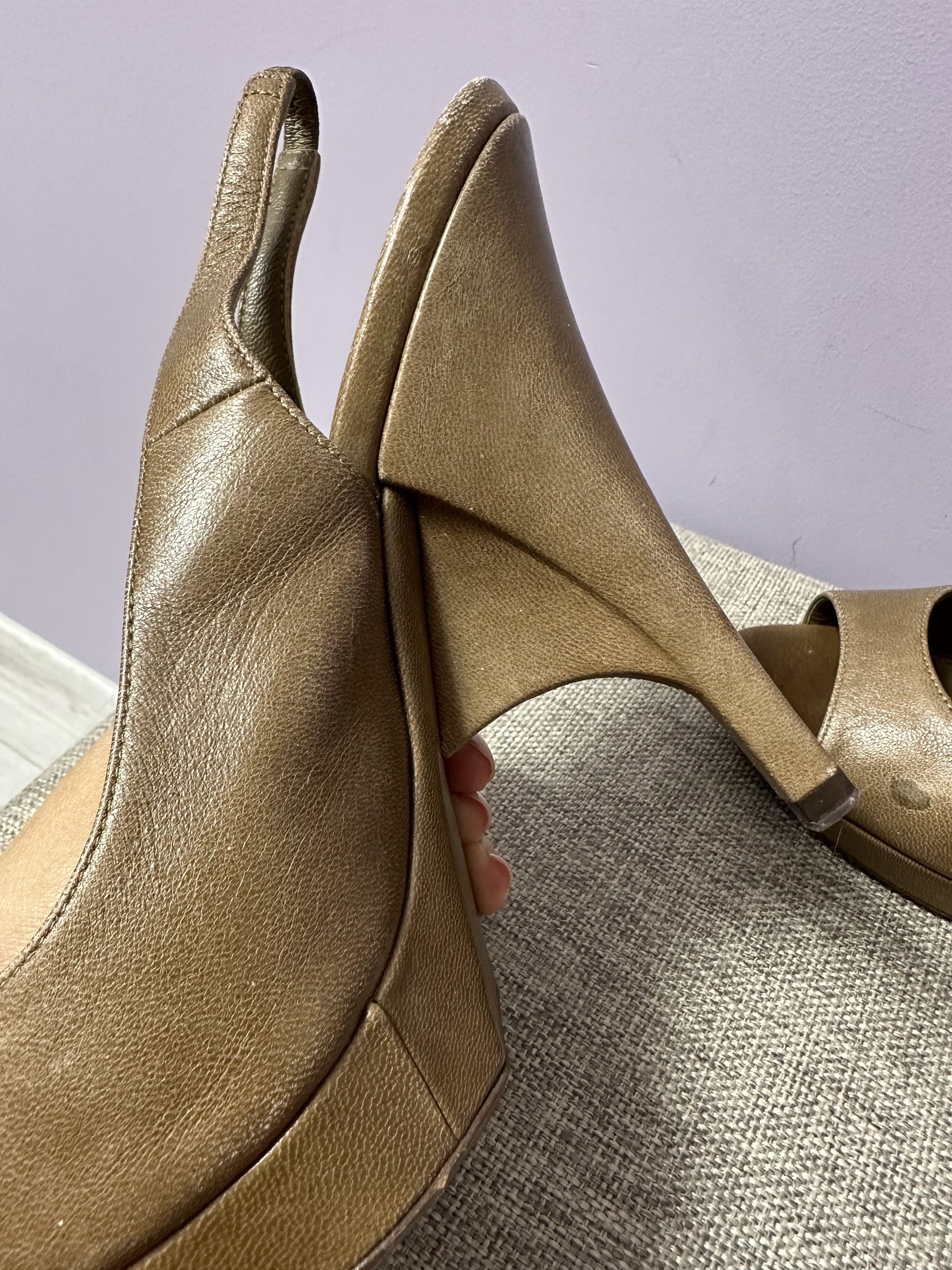 Vintage × Yves Saint Laurent yves saint laurent heel platform vintage Size US 6 / IT 36 - 6 Thumbnail