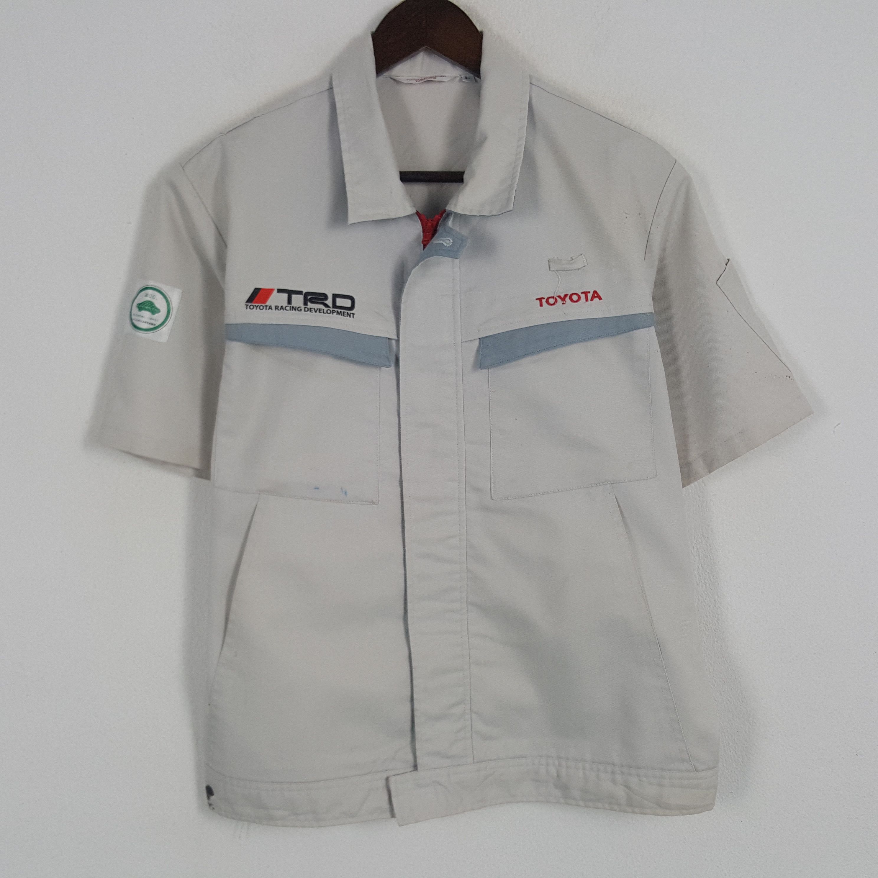 Vintage Vintage Toyota Racing Custom Short Sleeve Worker Jacket Size US M / EU 48-50 / 2 - 3 Thumbnail