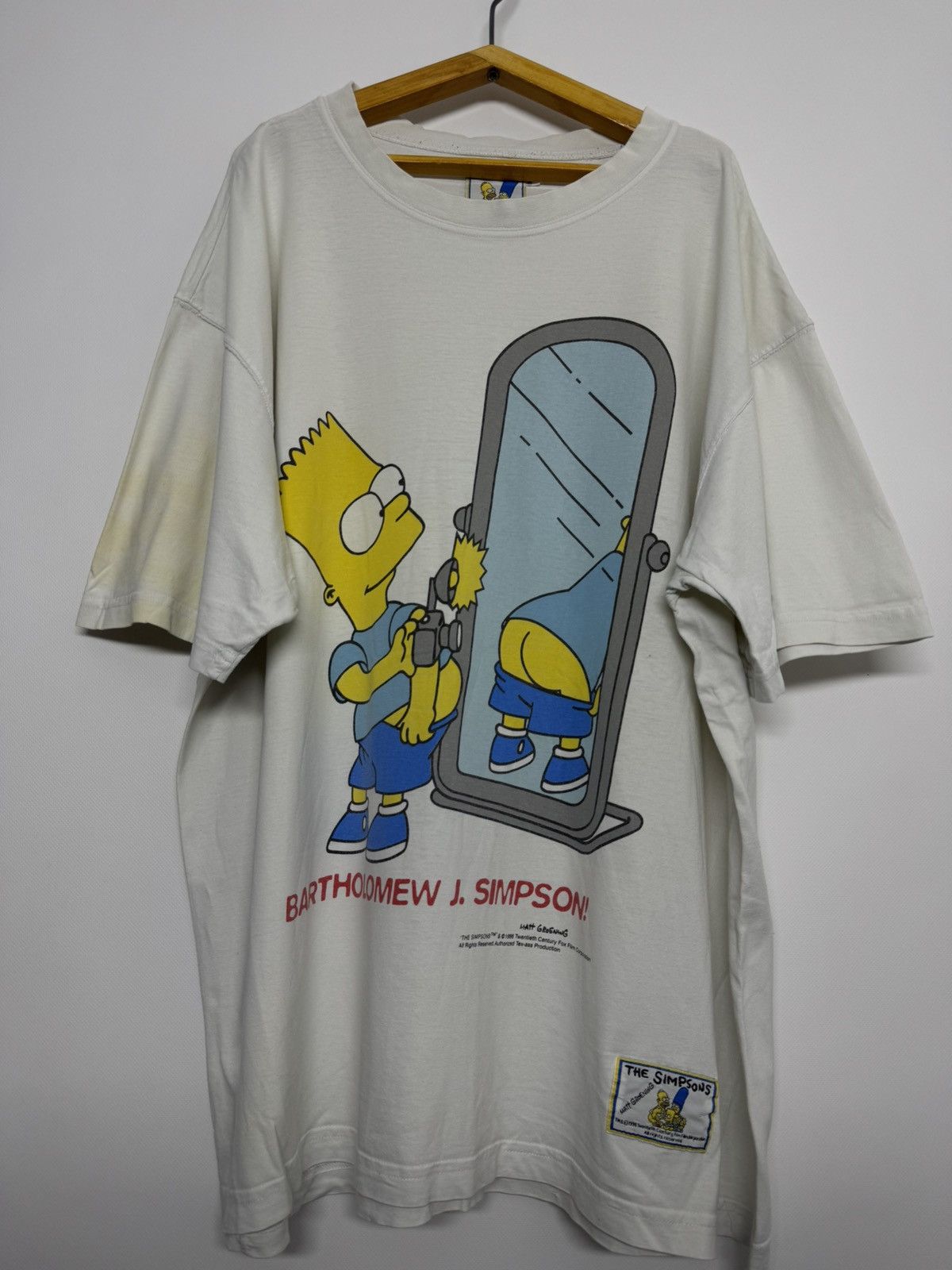 The Simpsons Vintage T Shirt Bart Simpsons 1999 Size US XXL / EU 58 / 5 - 2 Thumbnail