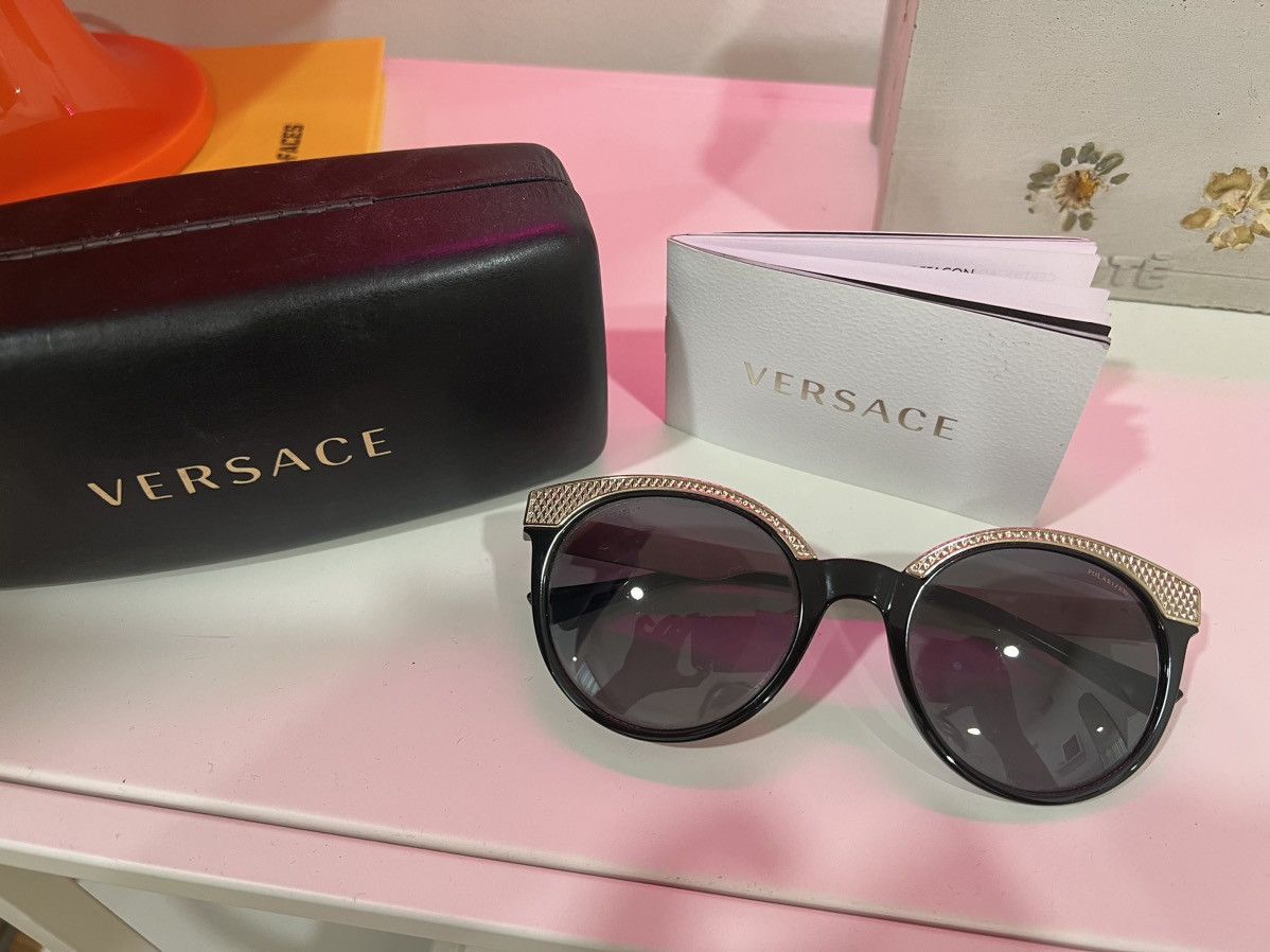 image of Versace Sunglasses in Black, Women's