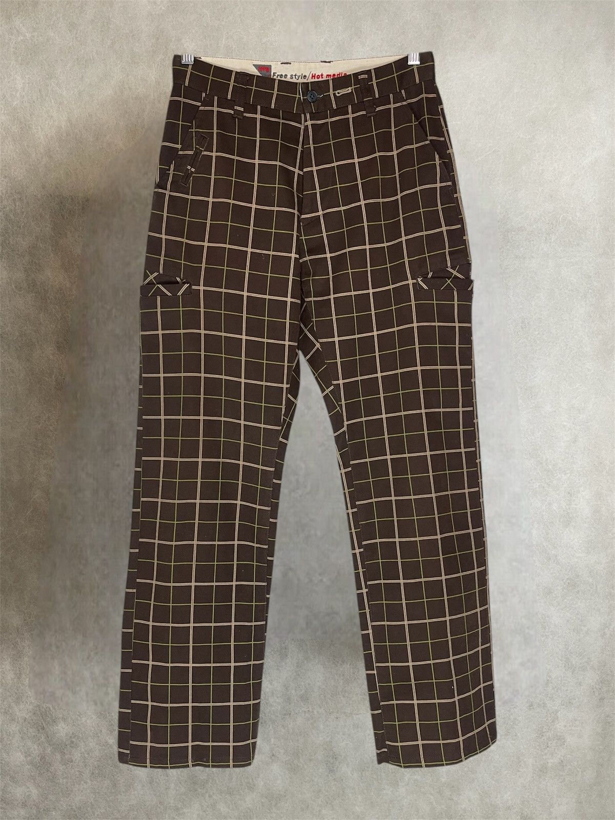 PPFM PPFM plaid cargo trousers Size US 29 - 1 Thumbnail