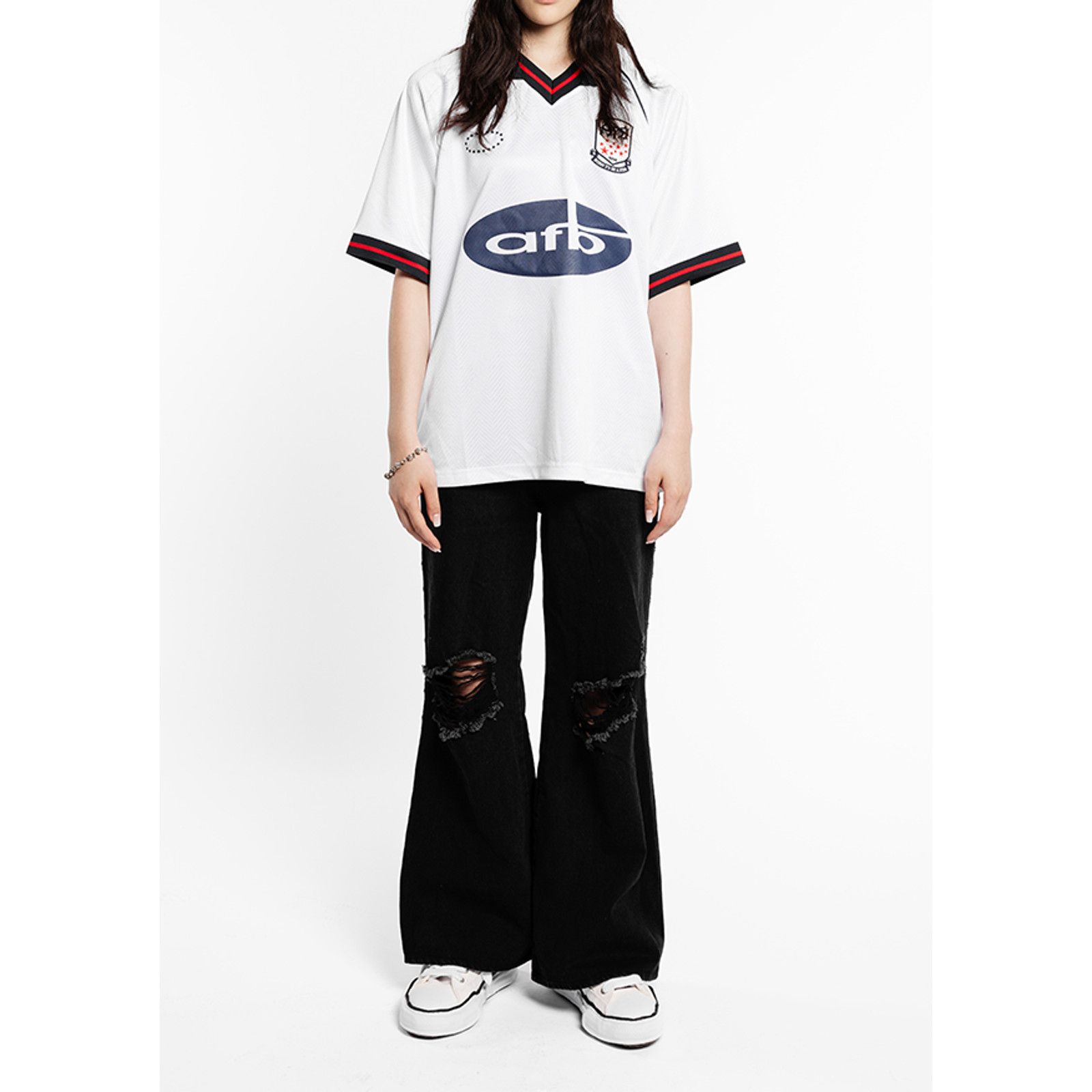 Japanese Brand AFB Emblem Game Shirt (White) Size US M / EU 48-50 / 2 - 3 Thumbnail