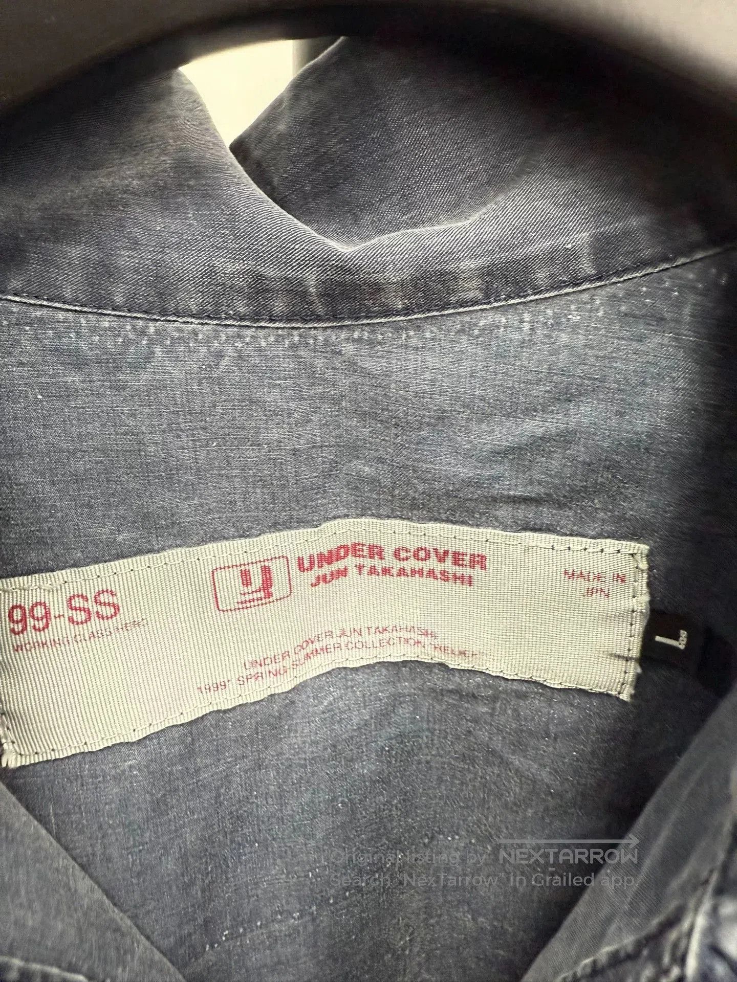 Comme des Garcons Homme Plus UNDERCOVER 1999SS Relief Short Sleeve Shirt. Size US M / EU 48-50 / 2 - 4 Thumbnail