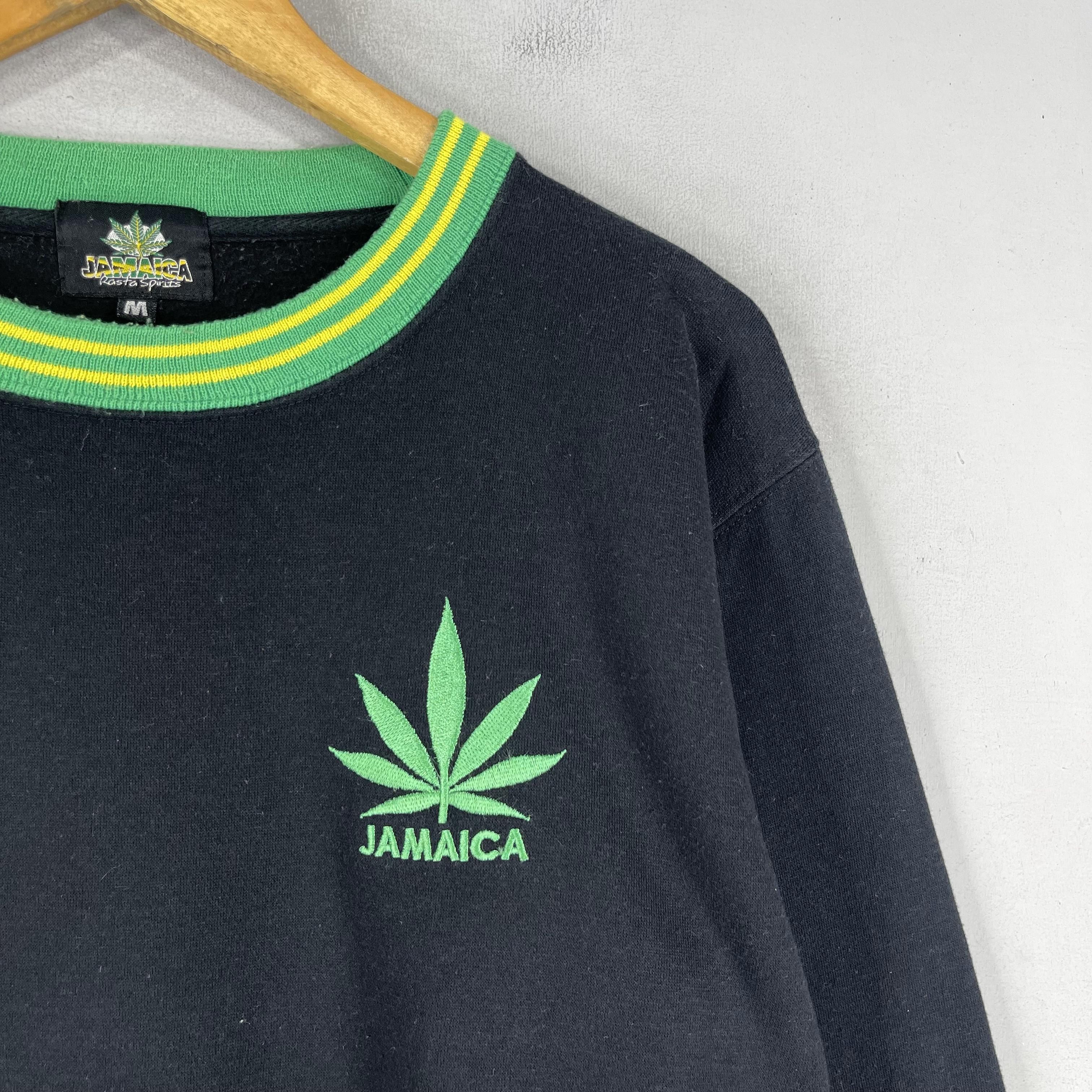 Bob Marley Vintage 90's JAMAICA Crewneck Big Logo Rasta Sweatshirt Size M / US 6-8 / IT 42-44 - 8 Thumbnail