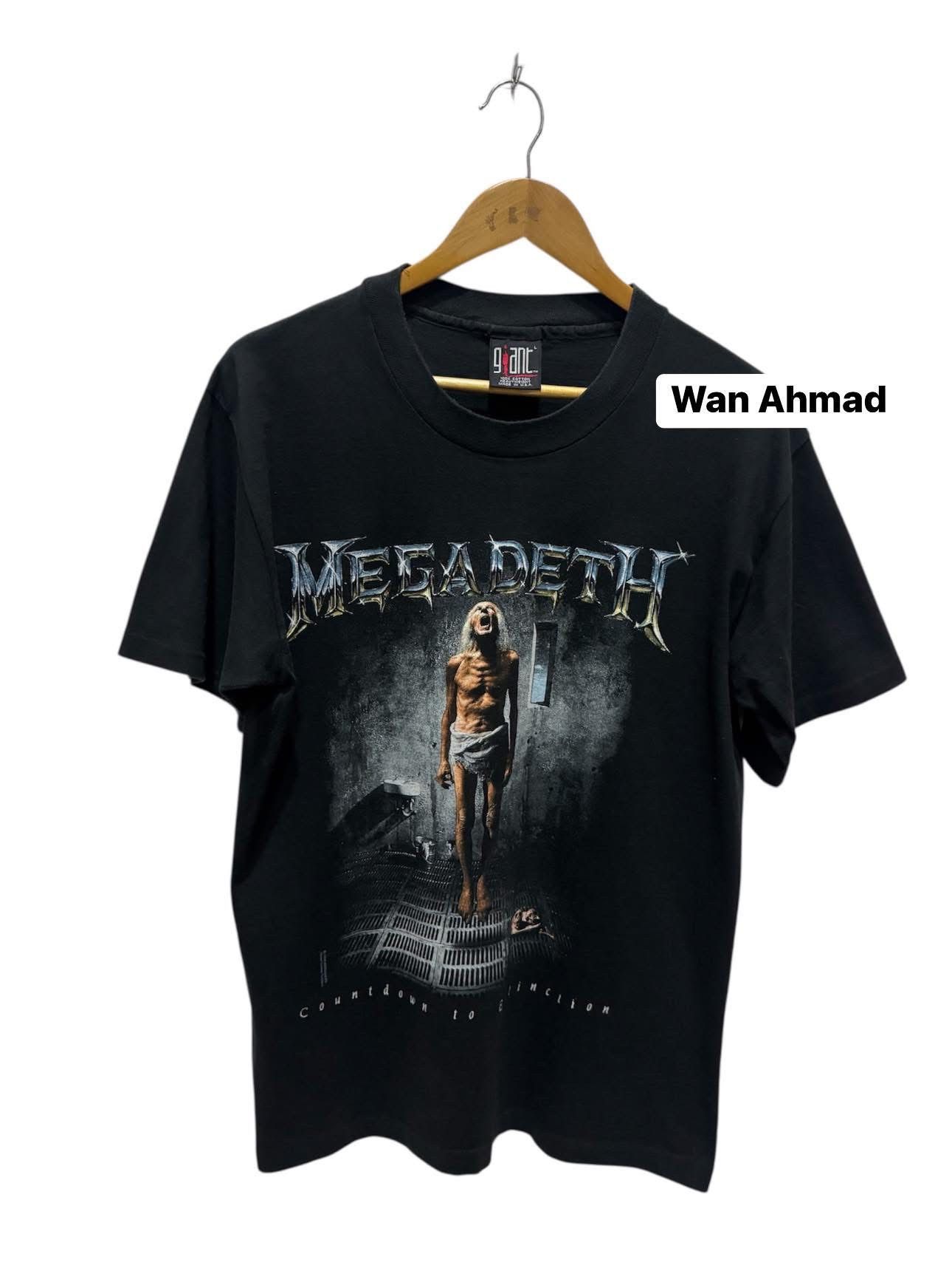 Band Tees Vintage 90’s Megadeth Countdown To Extinction Tour Size US L / EU 52-54 / 3 - 1 Thumbnail