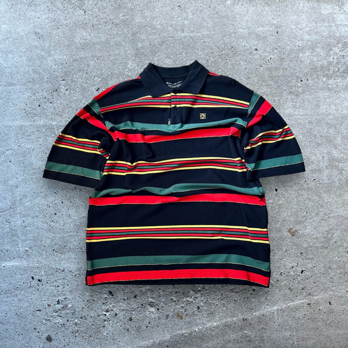 50 Cent × G-Unit G-unit oversize stripe polo 50 cent vintage baggy Size US XL / EU 56 / 4 - 1 Thumbnail