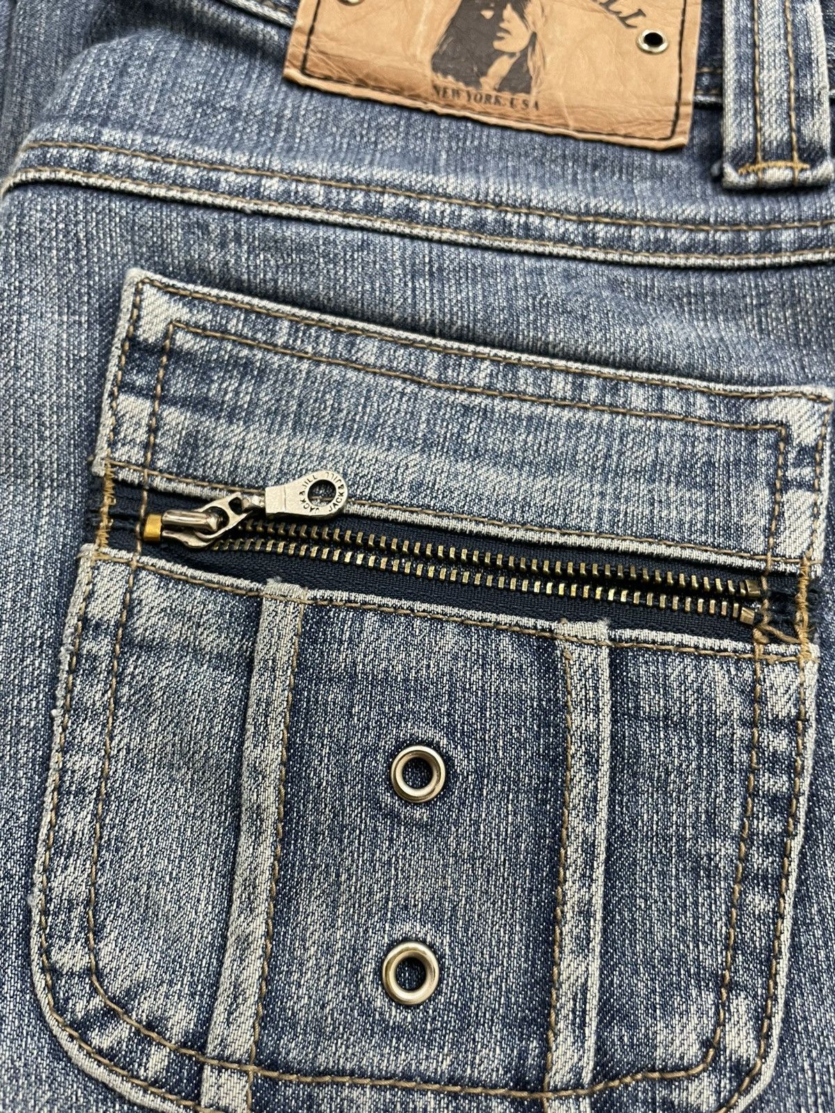 Hysteric Glamour 2000s Flare Denim Washed Bootcut Y2K Size 26" / US 2 / IT 38 - 11 Thumbnail