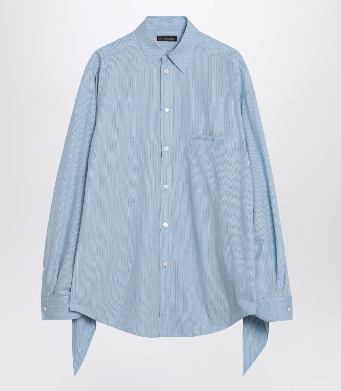 Balenciaga BALENCIAGA KNOTTED CUFF BLOUSE SIZE 2 Size ONE SIZE - 1 Thumbnail