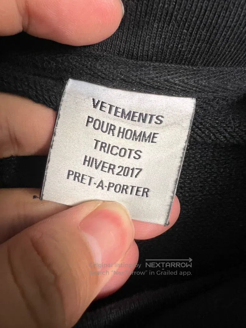 Vetements Vetements Gunner Hood Fake Two-Piece Hoodie Size US L / EU 52-54 / 3 - 3 Thumbnail