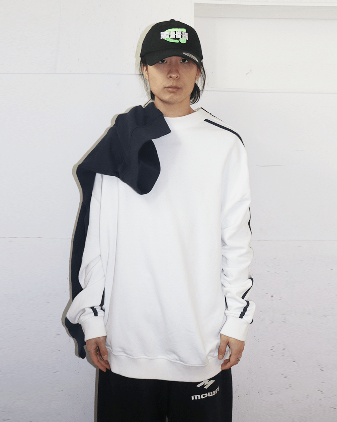 Y/Project Y/Project AW18 Double Layer Sweatshir Navy & White Size US S / EU 44-46 / 1 - 2 Thumbnail
