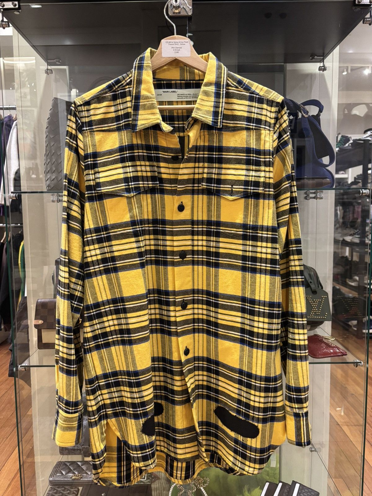Off-White Off-White Diagonal Flannel Size US XS / EU 42 / 0 - 1 Thumbnail