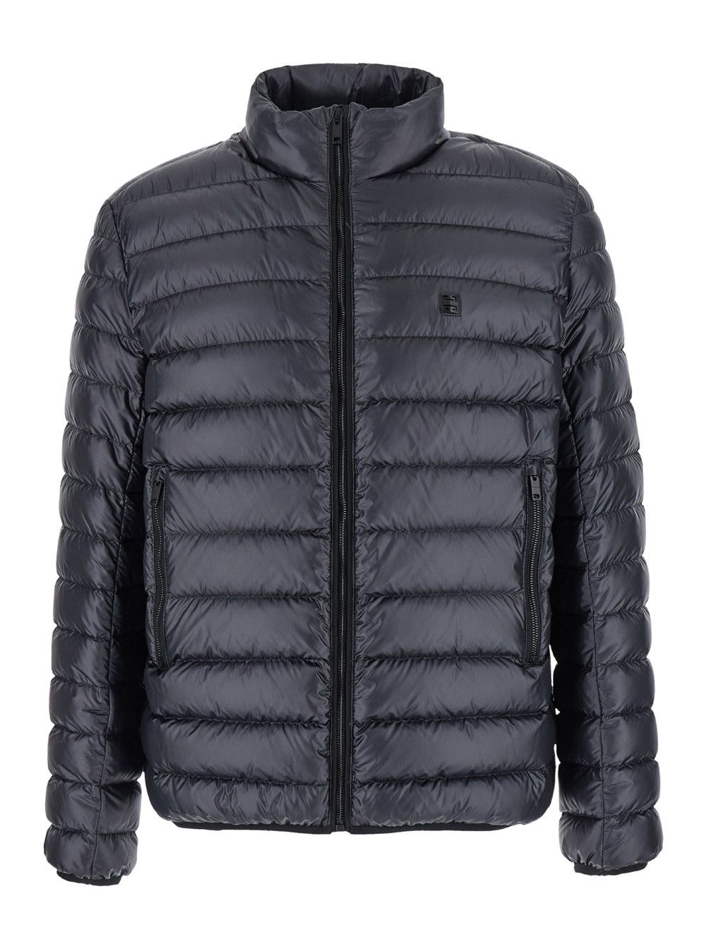 Givenchy Black High Neck Down Jacket with Logo Detail in Tech Fabric Man Size US XL / EU 56 / 4 - 1 Thumbnail