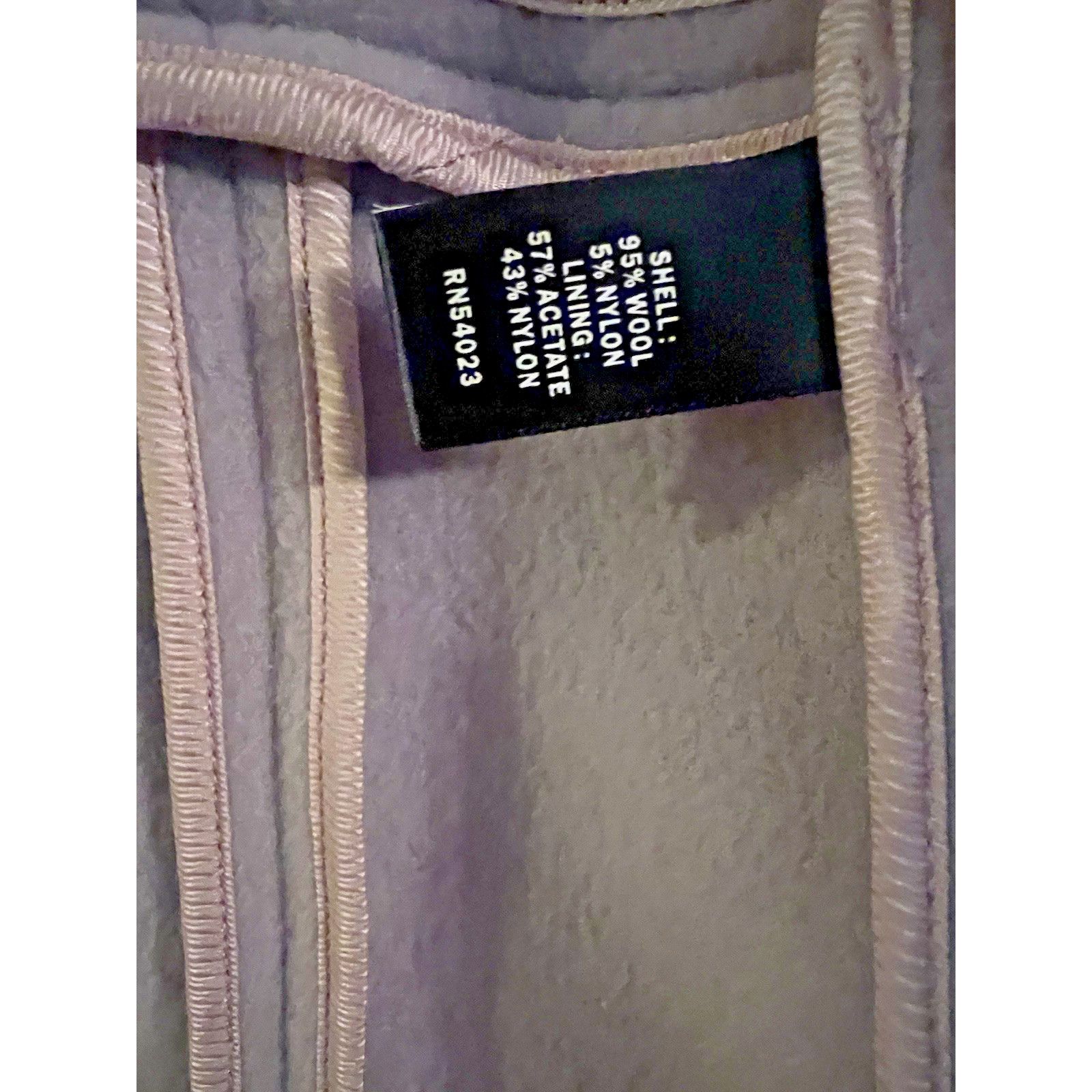 Banana Republic Banana Republic Wool Trench Coat Light Purple Women's Small Size S / US 4 / IT 40 - 3 Thumbnail