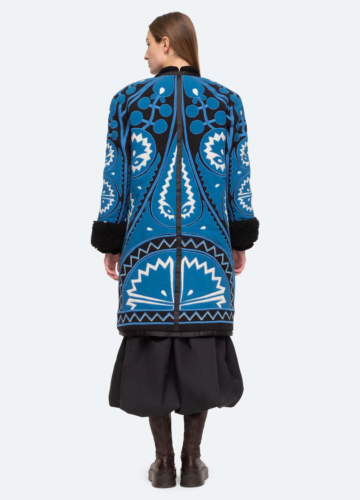 Sea New York Sea New York Gael Appliqué Coat NWT Size XS / US 0-2 / IT 36-38 - 4 Thumbnail