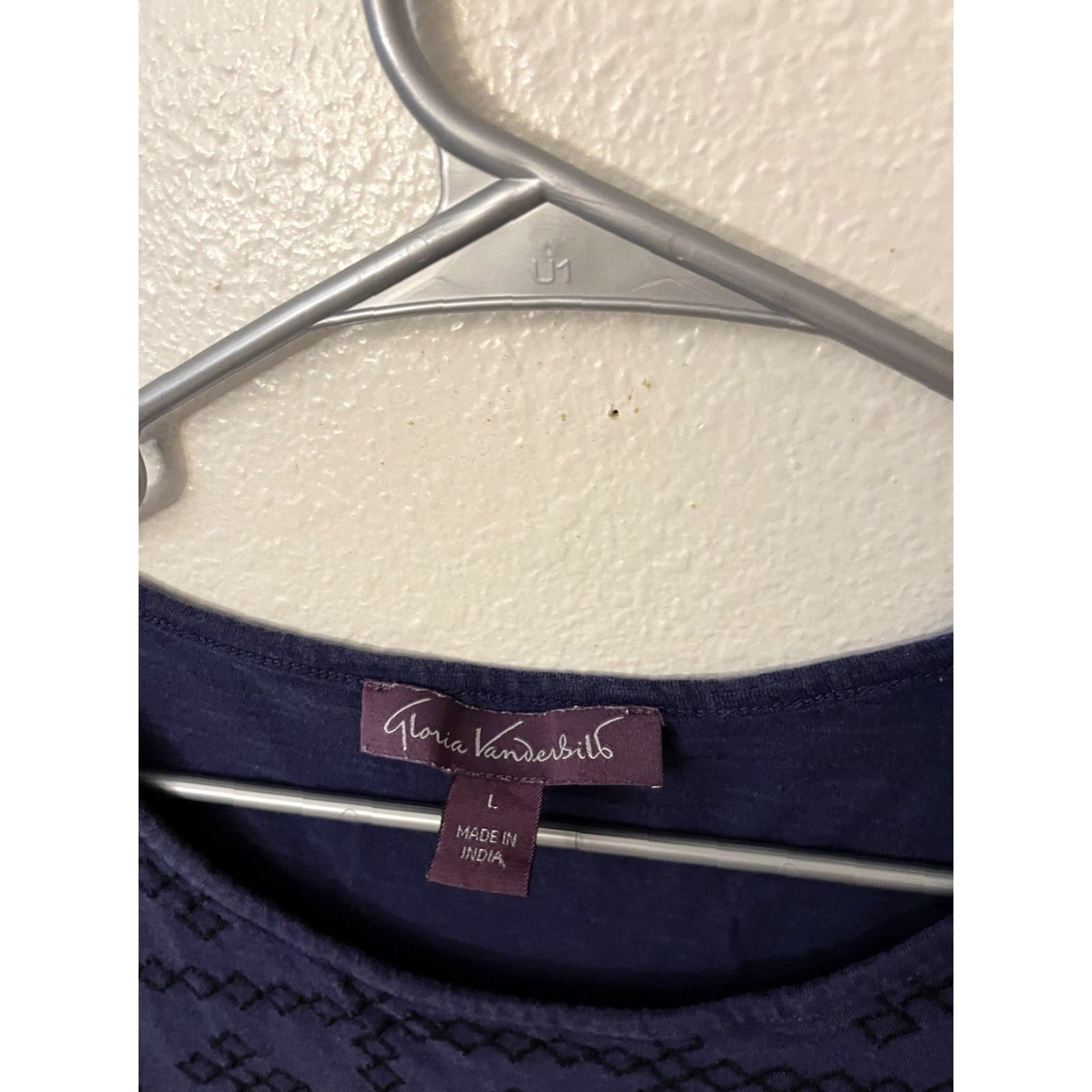 Gloria Vanderbilt VINTAGE Gloria Vanderbilt Blouse Shirt Women L Blue Round Neck Cap Sleeve Embroidered Floral 90s Event Mens Womens Size L / US 10 / IT 46 - 3 Thumbnail