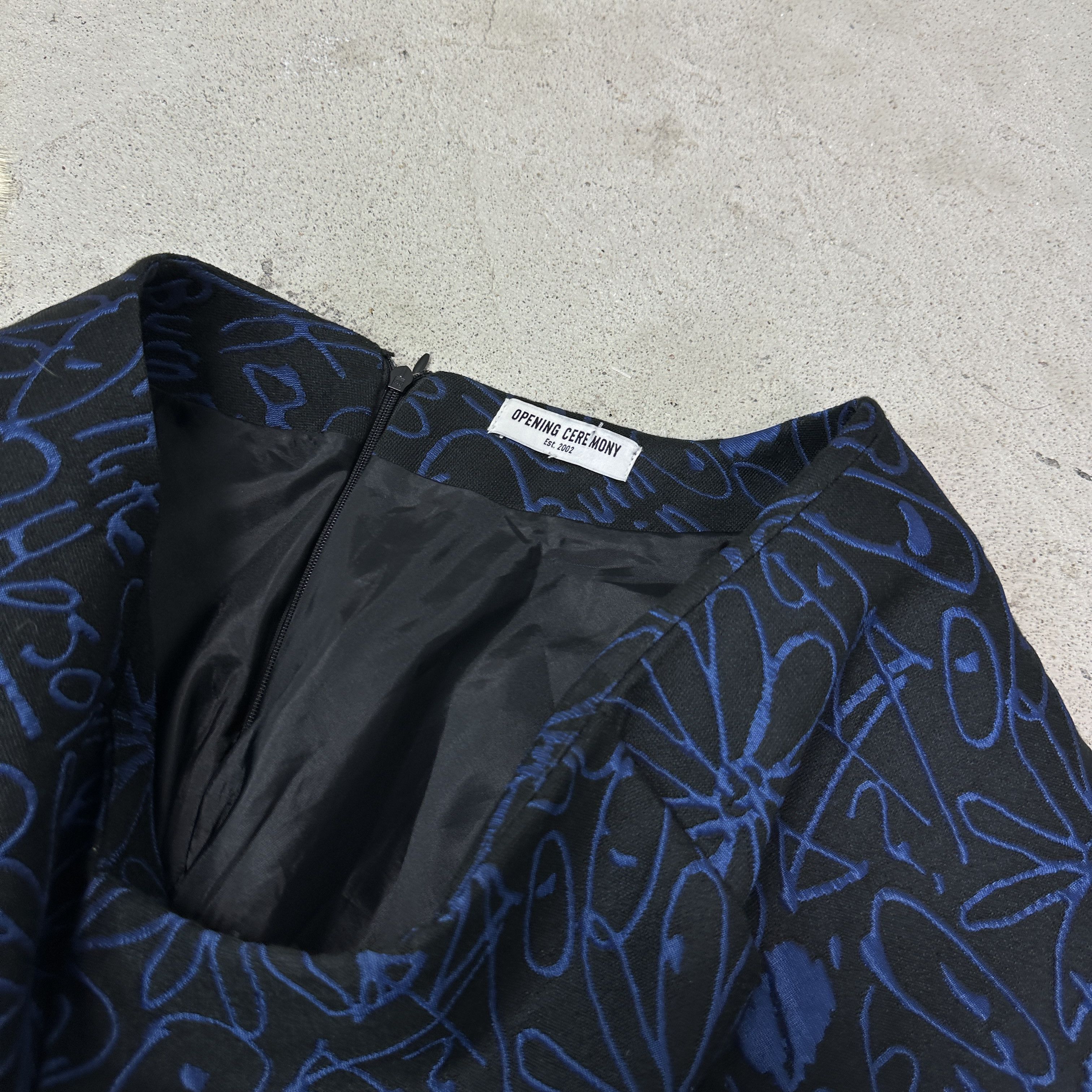 Opening Ceremony Vintage Avant Garde Printed Opening Ceremony Skirt Y2K Size 27" / US 4 / IT 40 - 4 Thumbnail