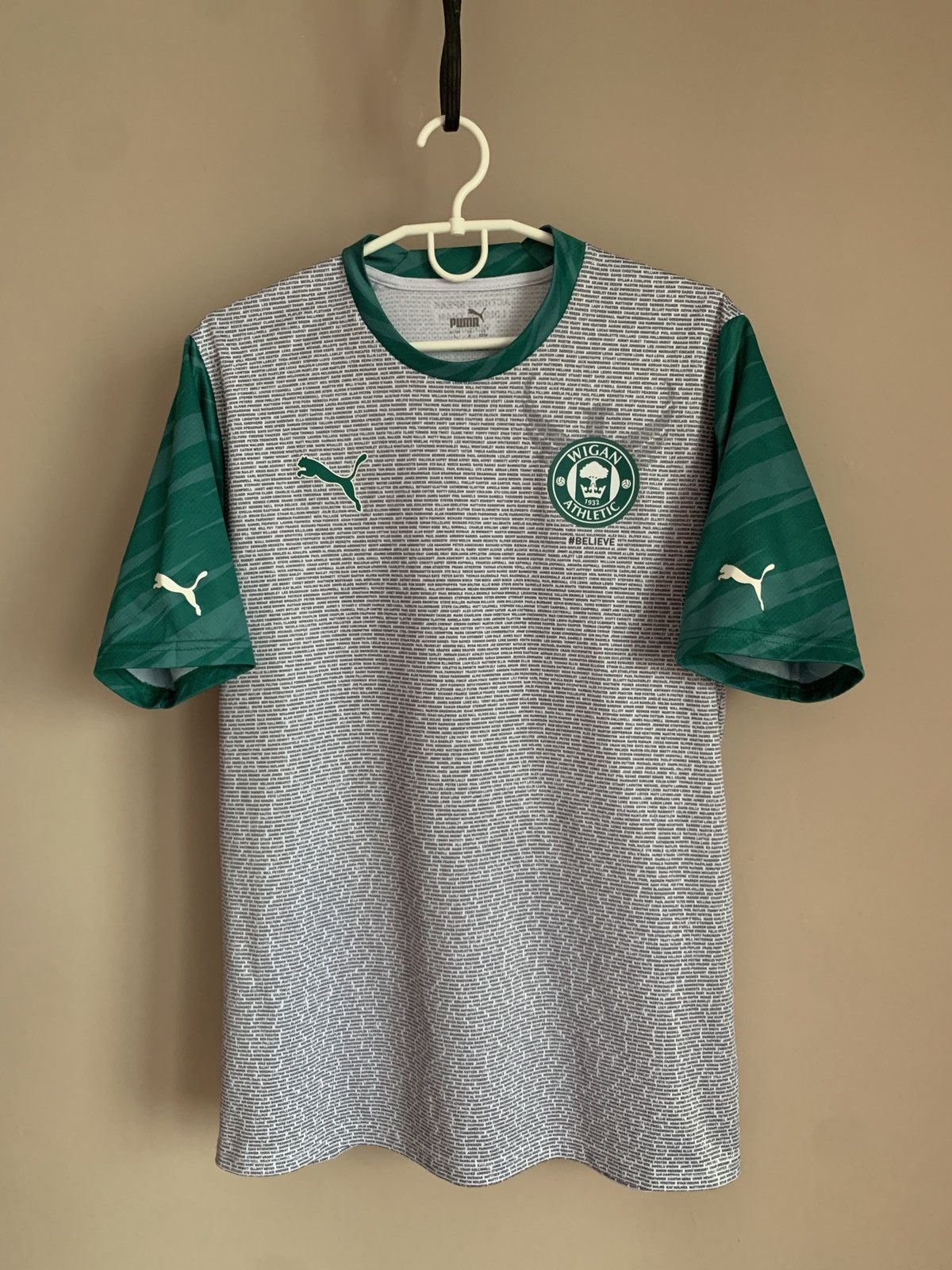 Puma Wigan Athletic Third Football Shirt Puma Soccer Jersey Sz L Size US L / EU 52-54 / 3 - 1 Thumbnail