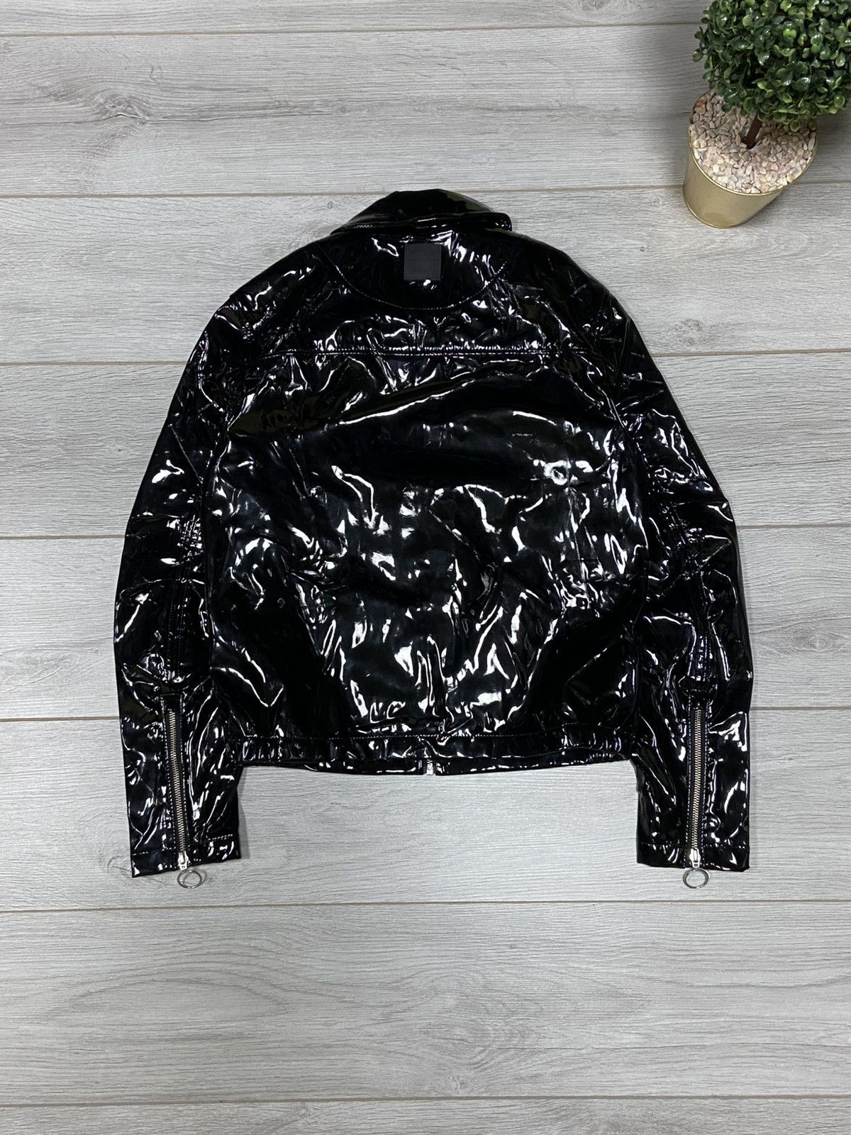 Black Latex Eytys x H&M Jacket