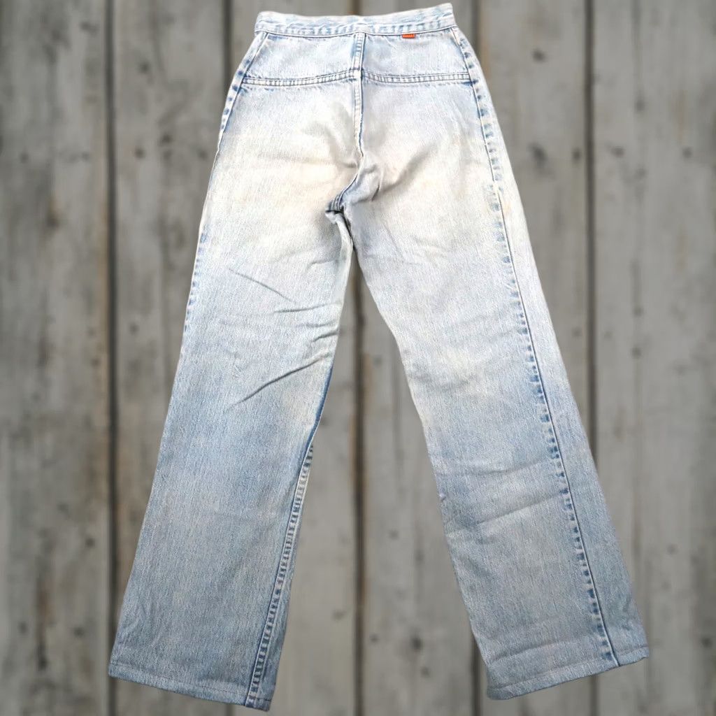 Levi's VINTAGE Levi's Orange Tab Jeans Women 24x27.75 High Waisted USA Purple? No, Blue Denim 100% Cotton Straight -??? Size 42" / US 20 - 1 Thumbnail